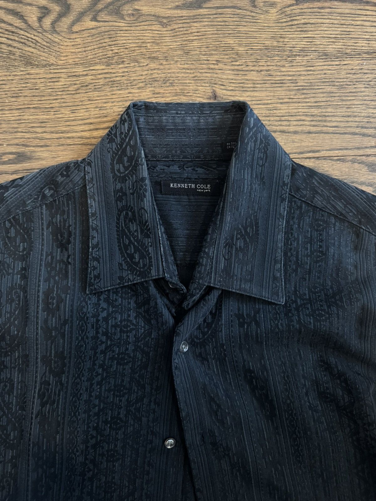 Kenneth Cole Kenneth Cole Button Up Shirt Size US XL / EU 56 / 4 - 3 Thumbnail