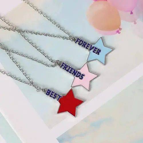 VIBE 3PCS Best Friend Forever Necklace Size ONE SIZE - 1 Thumbnail