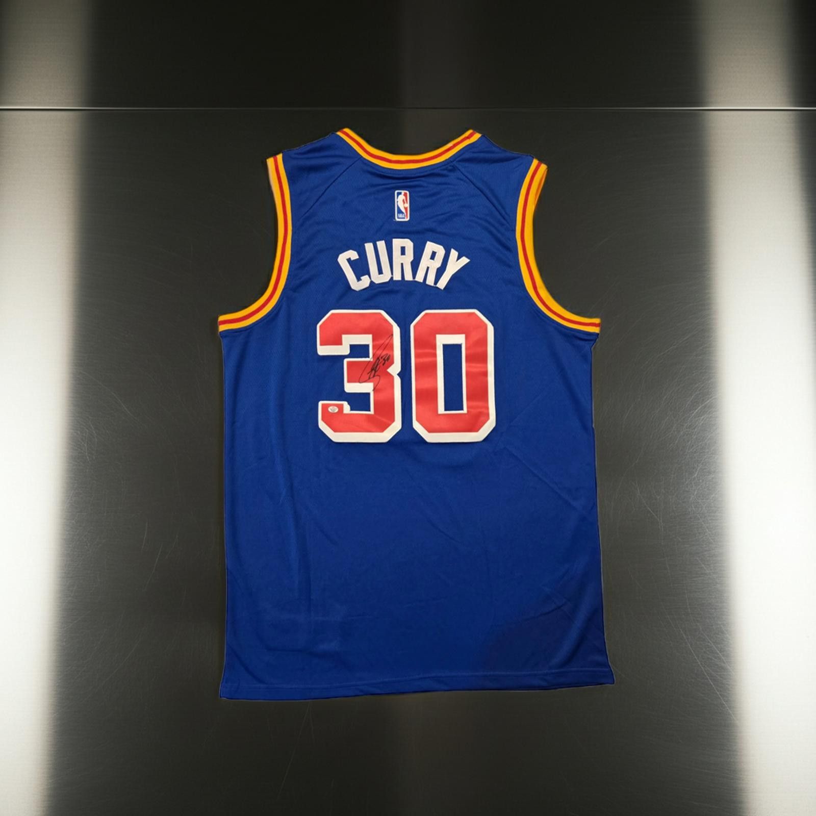 Other Stephen Curry Warriors Autographed Basketball Jersey coa Size ONE SIZE - 1 Thumbnail