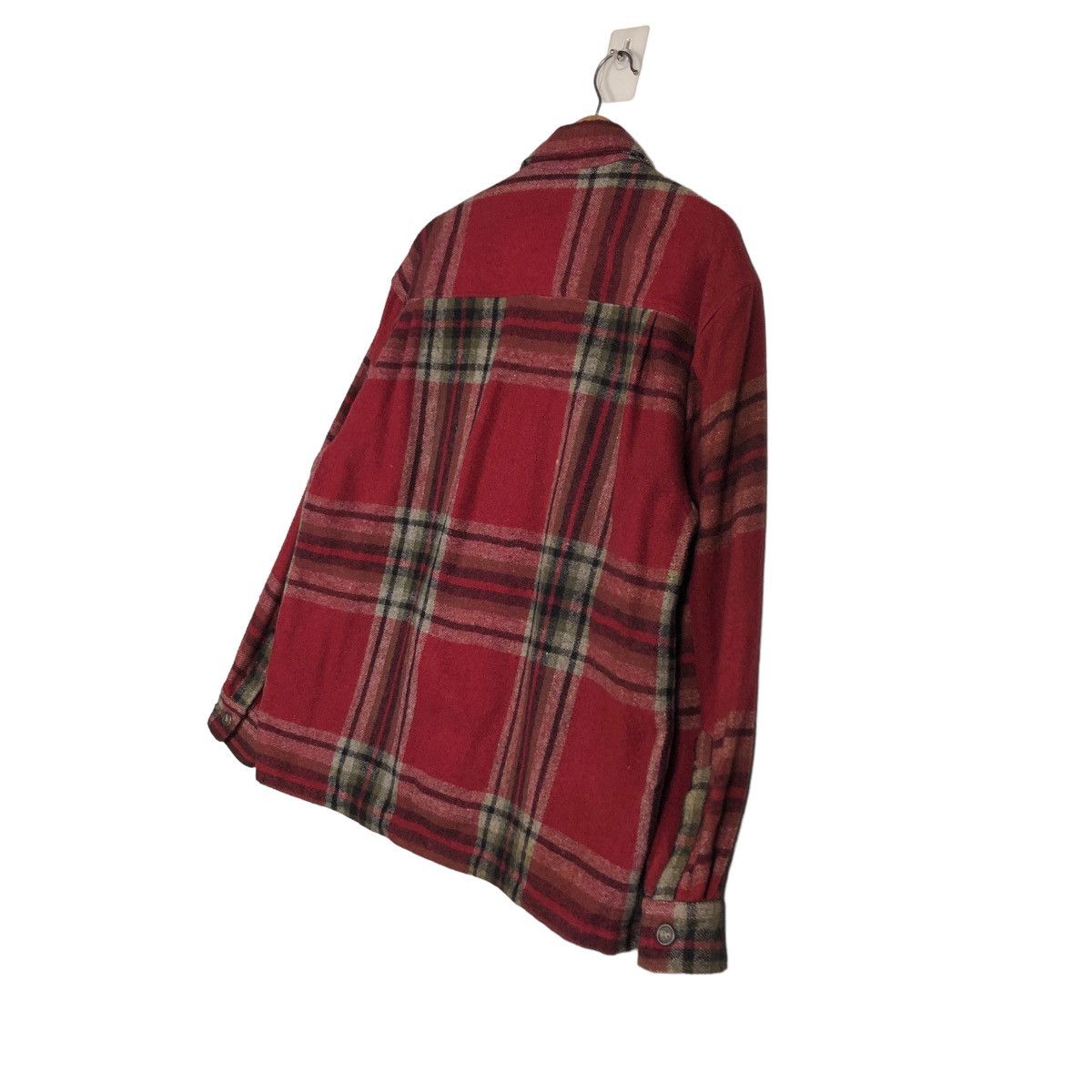Flannel 📌VINTAGE WOOL FLANNEL JACKET RECIPRO ISSEY MIYAKE Size US M / EU 48-50 / 2 - 4 Thumbnail