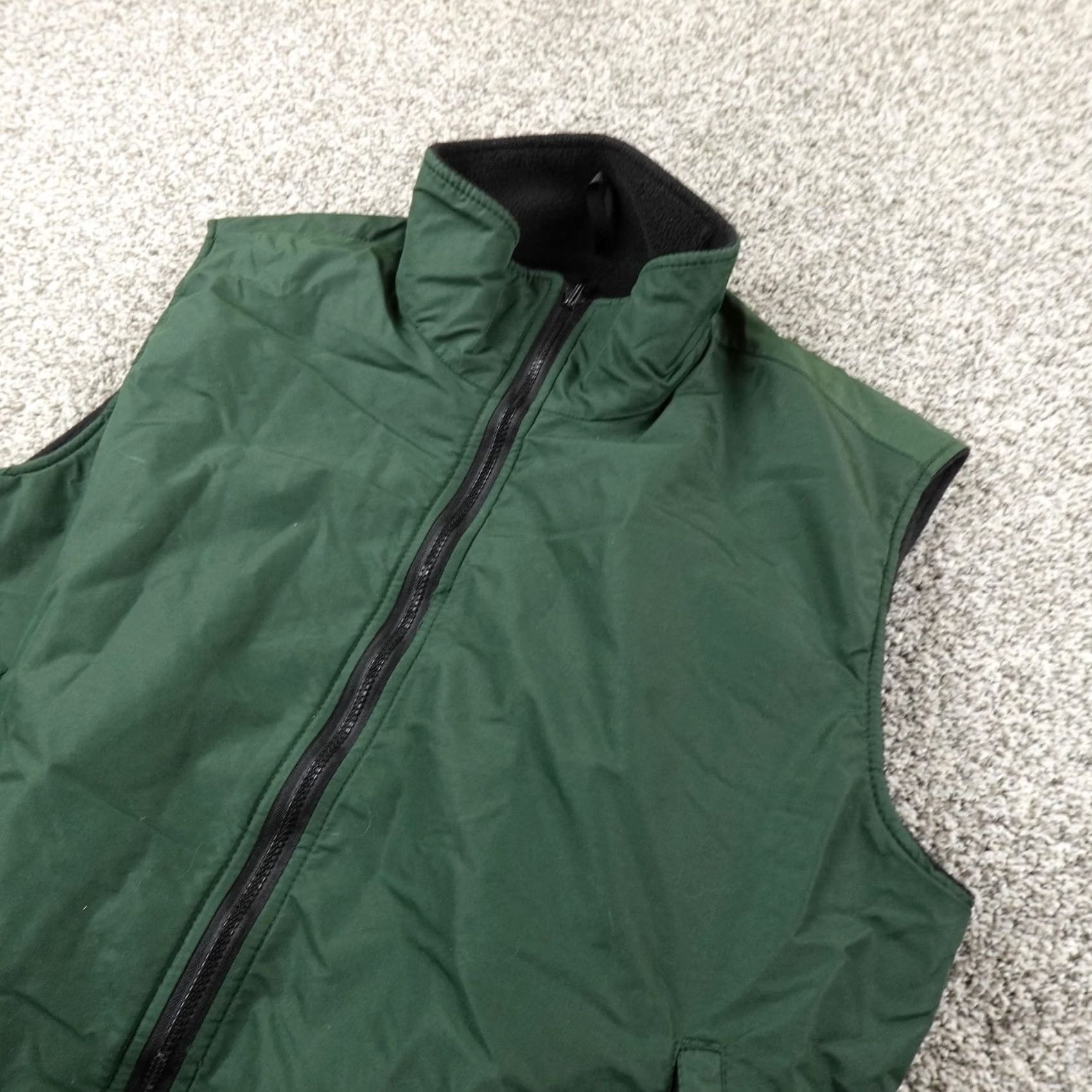 Vintage REI Vest Mens L Green Polartec Fleece Lined Windbreaker Coat Outdoor Hiking Trek Shirt Night? Size US L / EU 52-54 / 3 - 2 Thumbnail