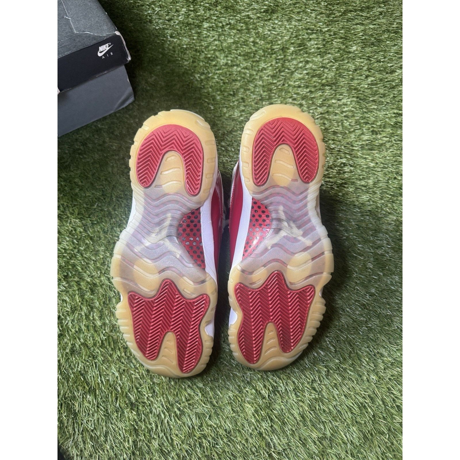 Jordan Brand Jordan Air Jordan 11 Cherry Red Men’s Mid-Top Sneaker Size US 8.5 / EU 41-42 - 5 Thumbnail