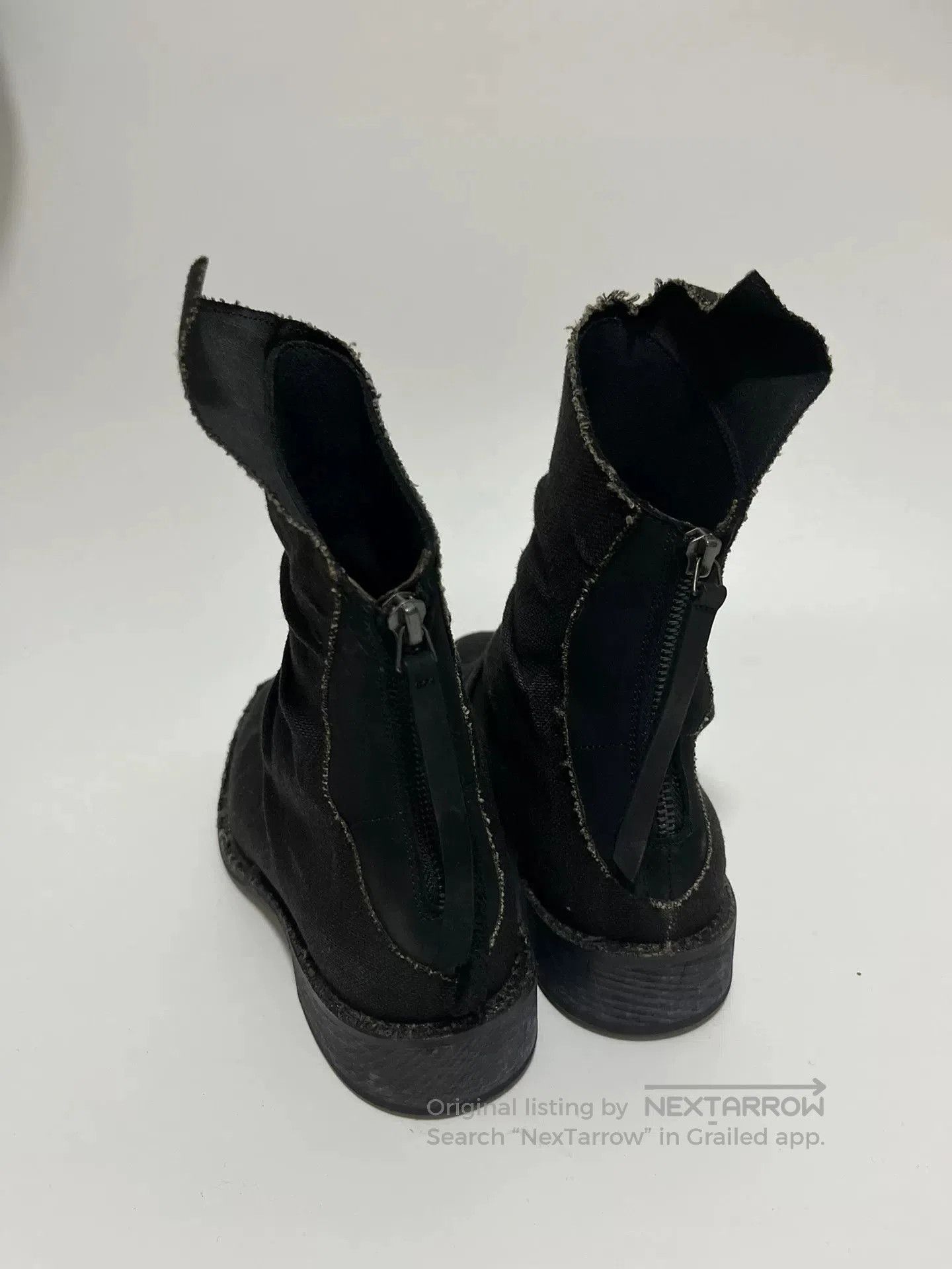 Yohji Yamamoto Yohji Yamamoto x CHEREVICHKIOTVICHKI Linen Boots. Size US 6 / IT 36 - 6 Thumbnail