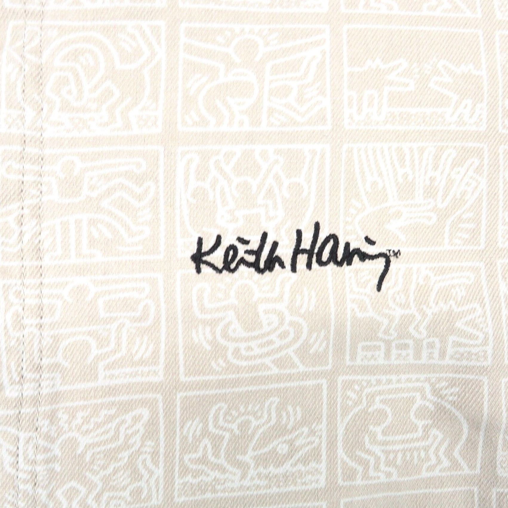 H&M Keith Haring Jacket Mens Small Canvas Workwear Chore Coat AOP Graffiti Workwear Size US S / EU 44-46 / 1 - 3 Thumbnail