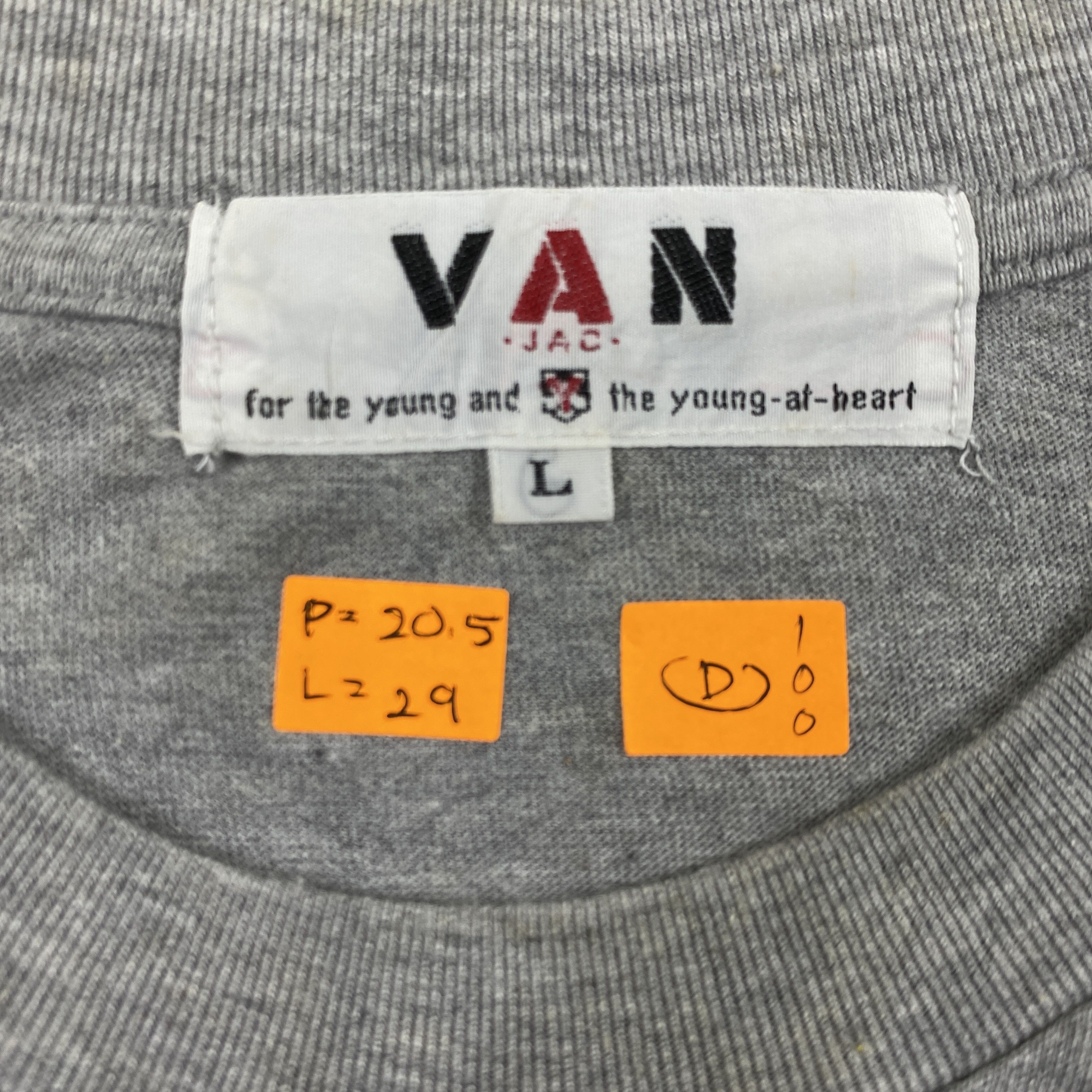 Japanese Brand Vintage Van Jac Medium T Shirt -D100 Size US M / EU 48-50 / 2 - 4 Thumbnail