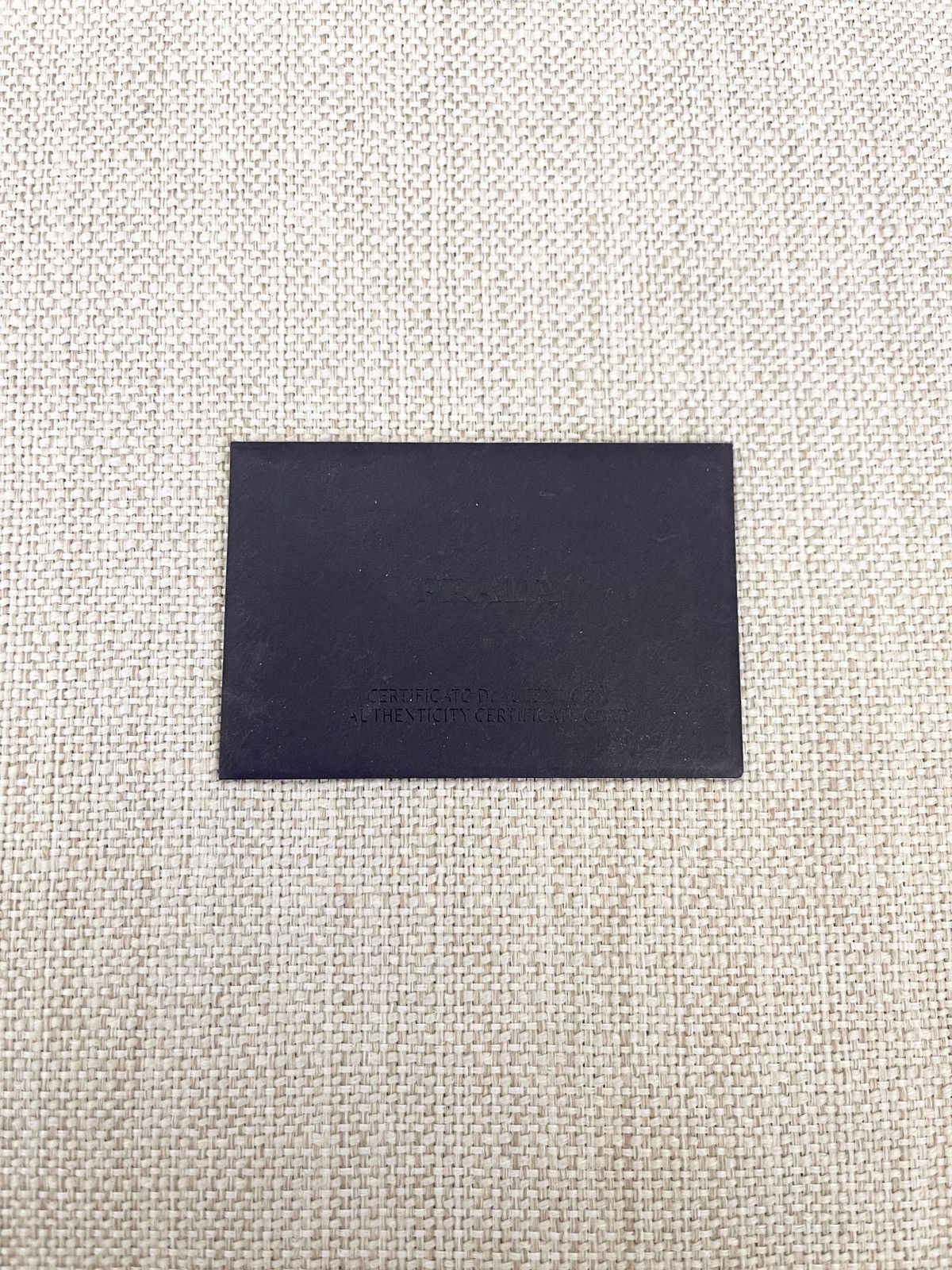 Prada STEAL! 2000s Prada Authenticity Certificate Size ONE SIZE - 4 Thumbnail