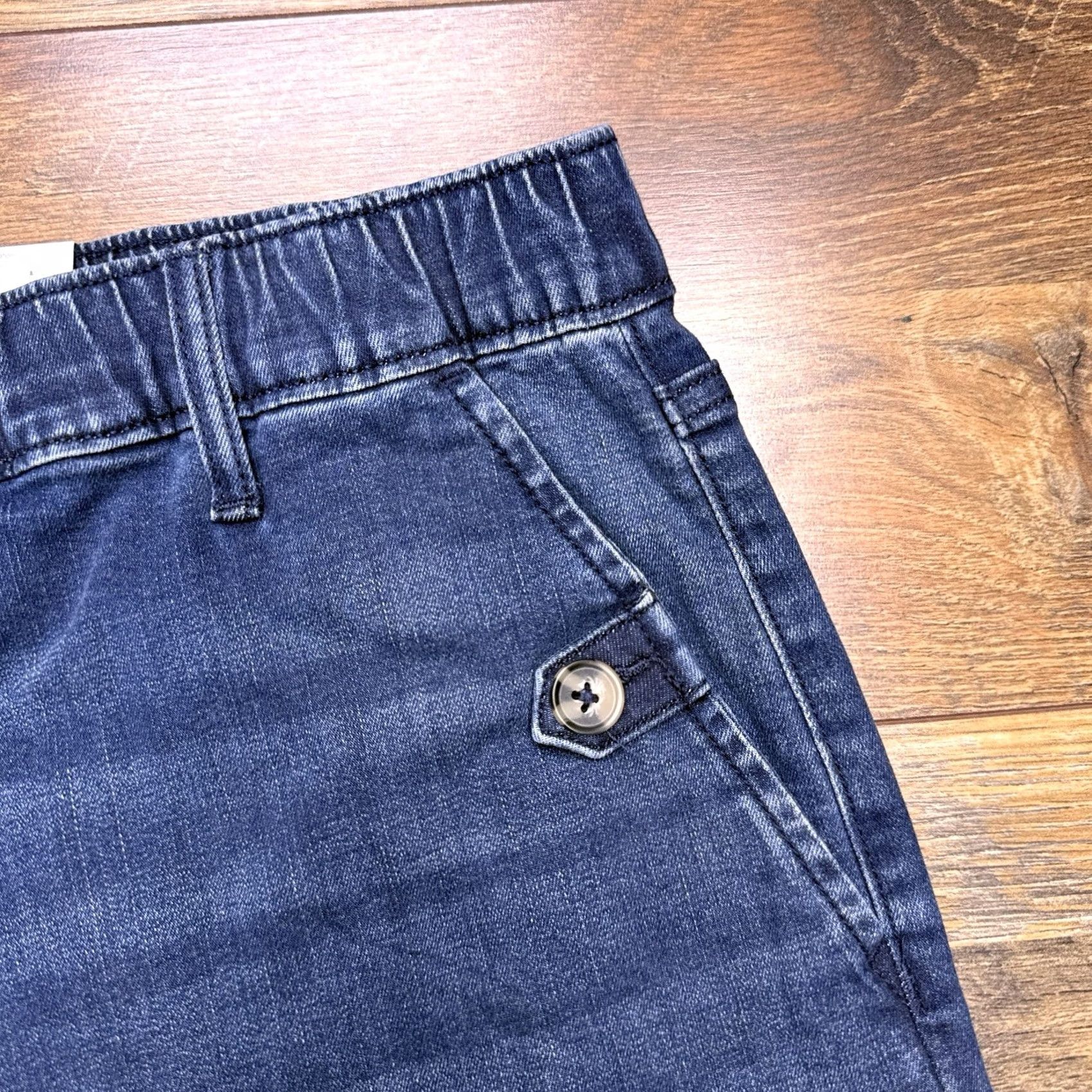 Croft & Barrow Croft & Barrow Denim Pull On Shorts Womens XXL Mid Rise Stretch Casual New Size 40" / US 18 - 3 Thumbnail