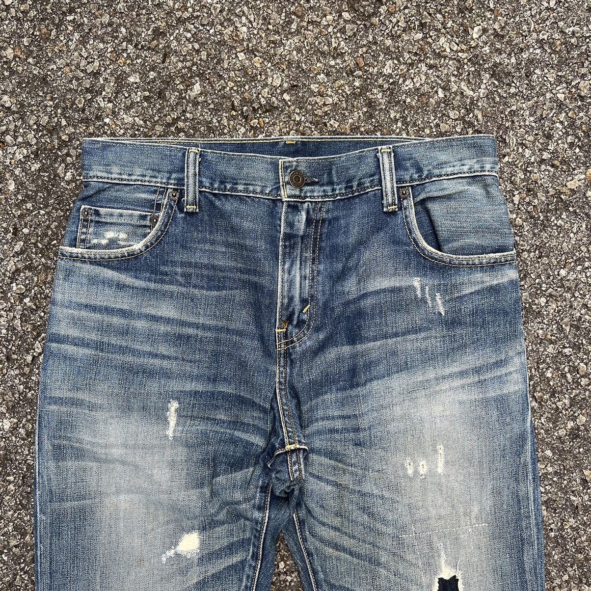 Levi's Flare Jeans Vintage Levis 517 Distressed Boot Cut Denim Size US 30 / EU 46 - 4 Thumbnail