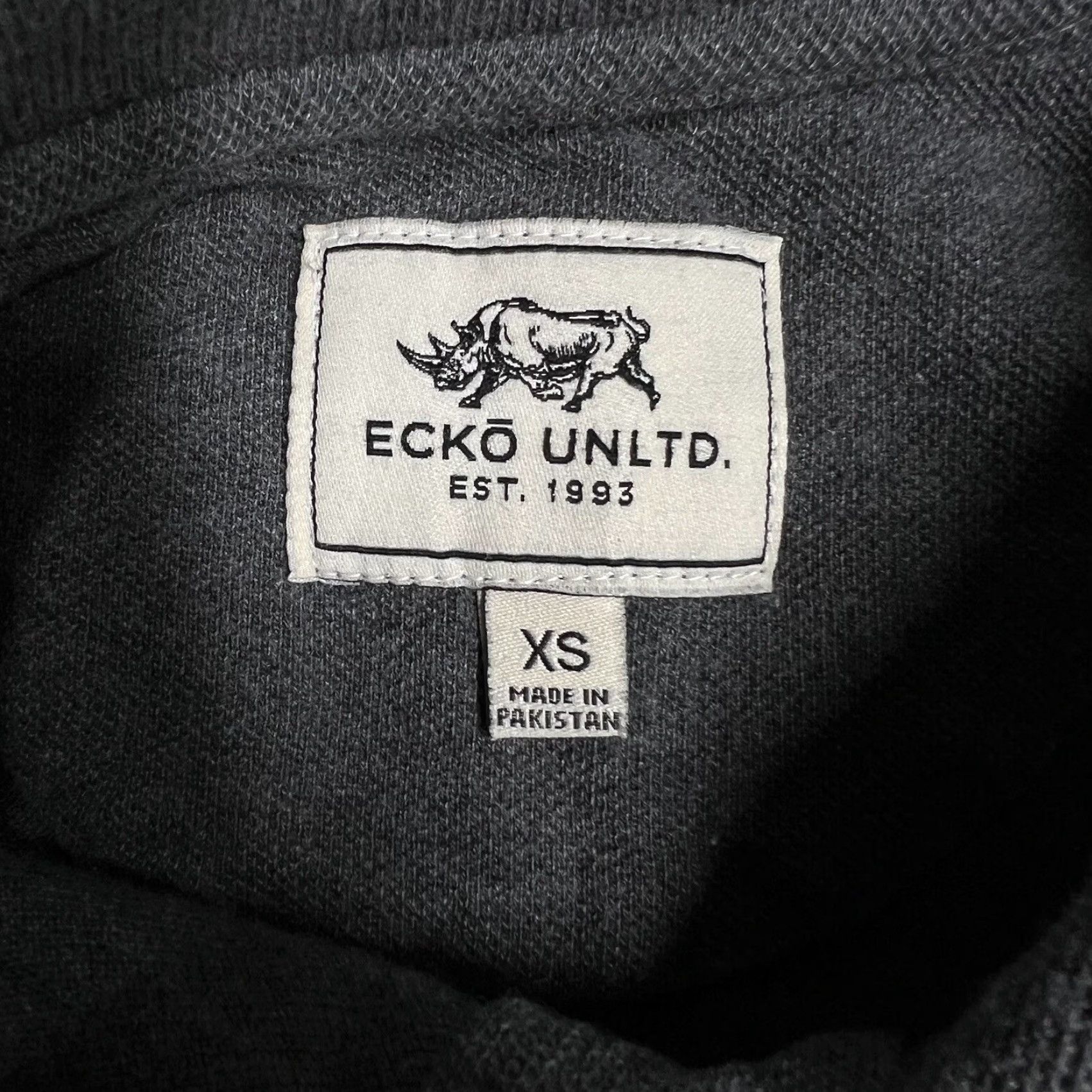 Ecko Unltd. VINTAGE Ecko Unltd. Polo Shirt Mens XS Embroidered Rhino Logo Heather Dark Grey Shirt XS Mens Gray Short Sleeve Polo Clothing Mens Perspective Size US XS / EU 42 / 0 - 5 Thumbnail