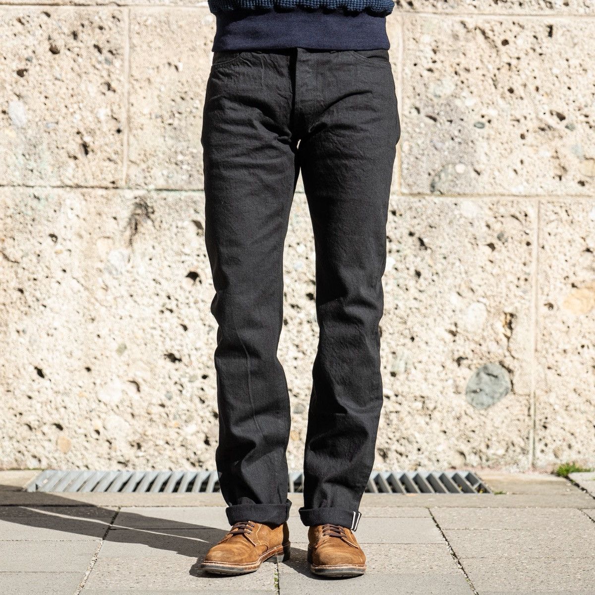 Undercover × Uniqlo Offer📦Uniqlo Slim Straight Selvedge Black Jeans (30) Size US 32 / EU 48 - 10 Thumbnail