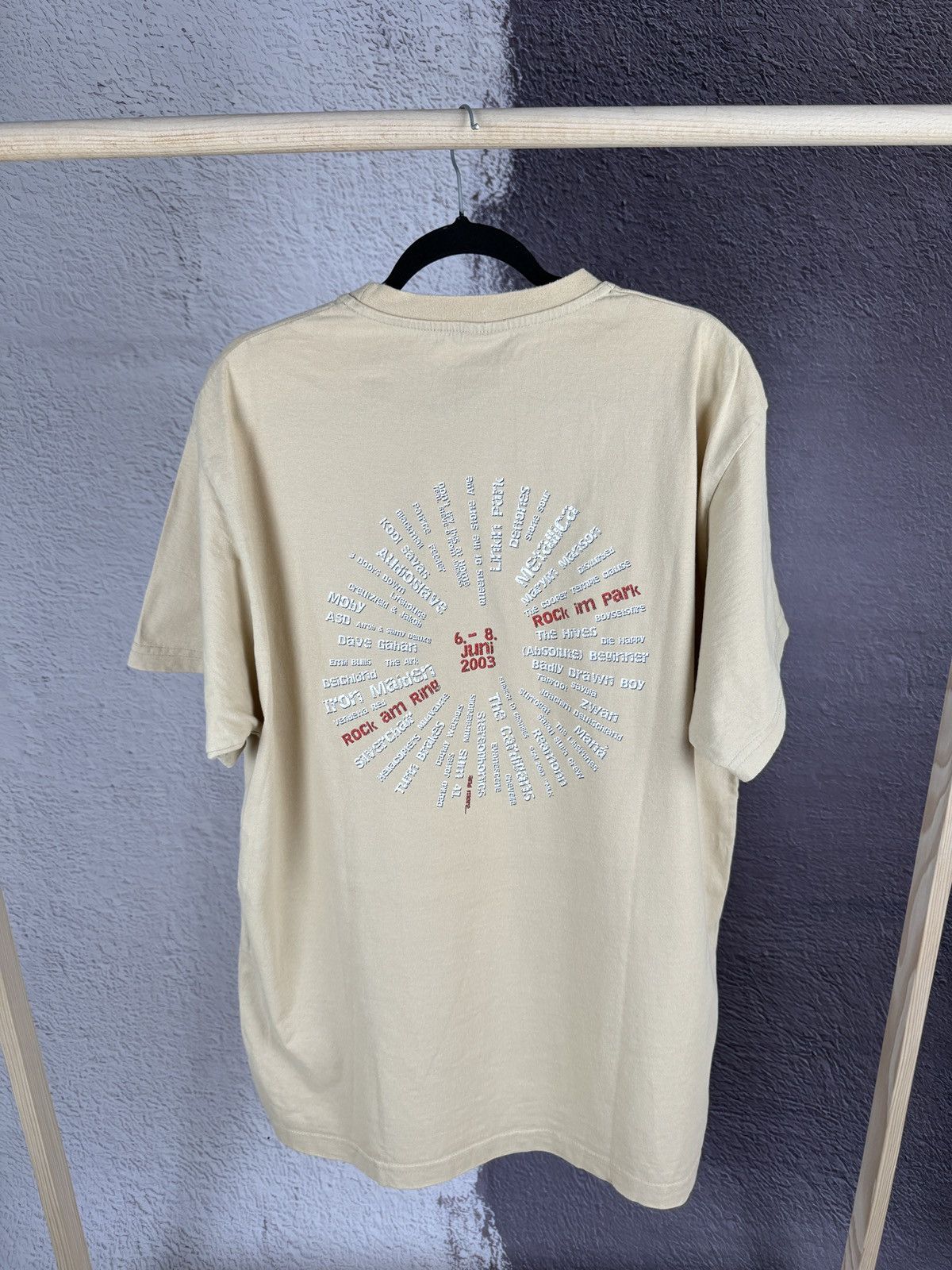 Mtv × Vintage MTV vintage 2003 Rock im Park beige band tee shirt Size US XL / EU 56 / 4 - 2 Thumbnail