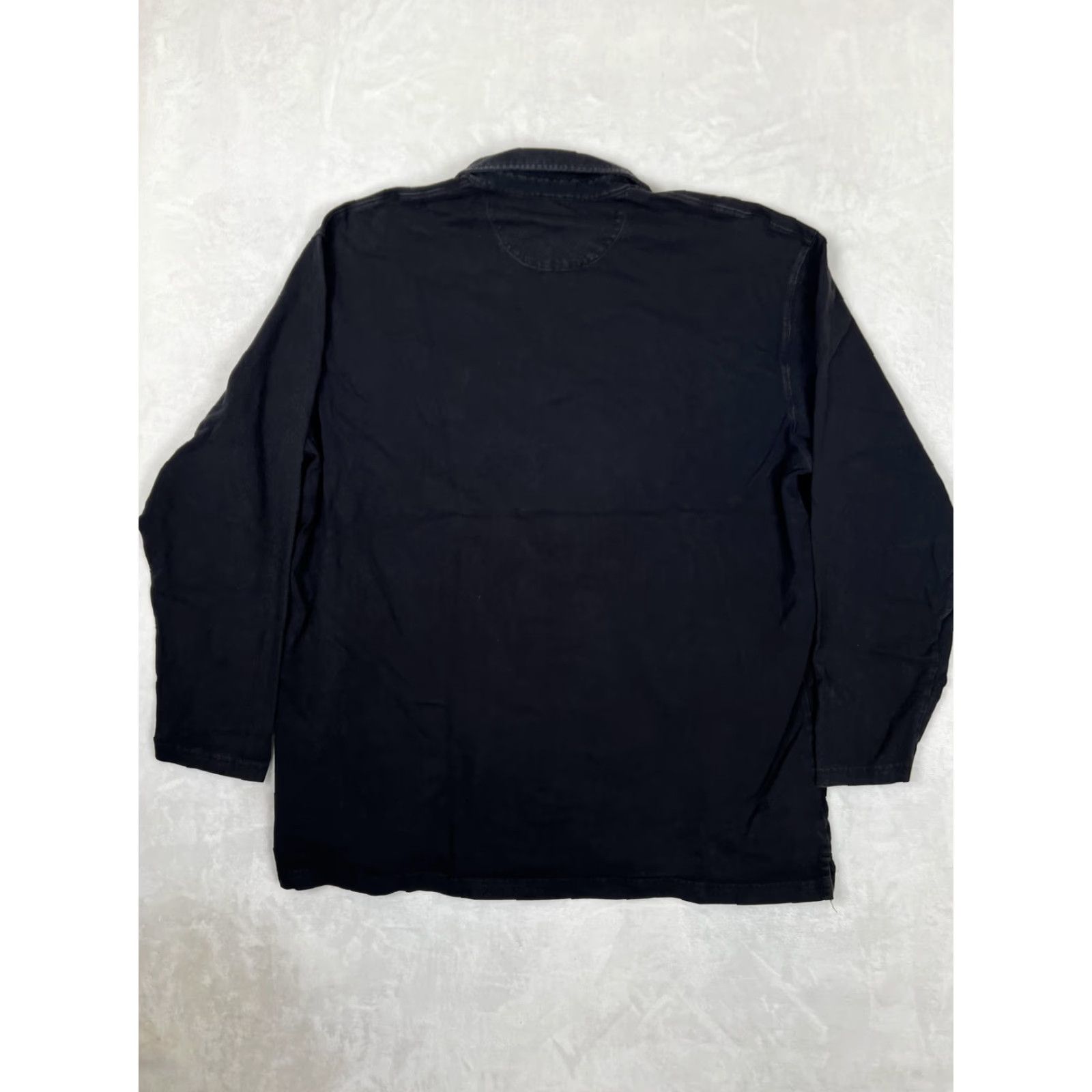 Duluth Trading Company Duluth Trading Co Longtail T Polo Shirt Mens XL Black Long Sleeve Pocket Work Shirt Size US XL / EU 56 / 4 - 7 Thumbnail