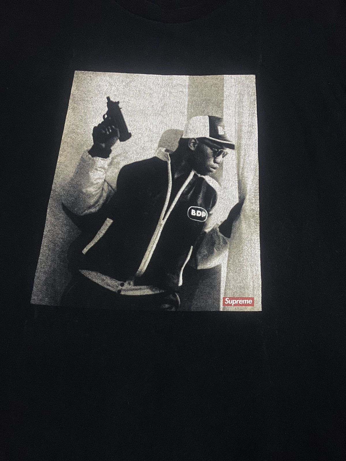 Supreme × Vintage Rare supreme boogie down production KRS ONE black tee fw 14 Size US M / EU 48-50 / 2 - 7 Thumbnail