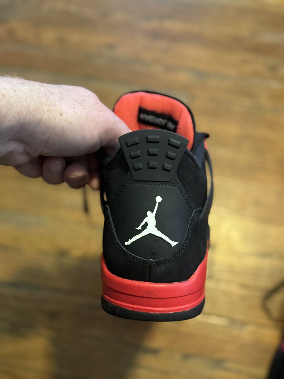 Jordan Brand × Nike JORDAN 4 RETRO RED THUNDER Size US 12 / EU 45 - 12 Thumbnail