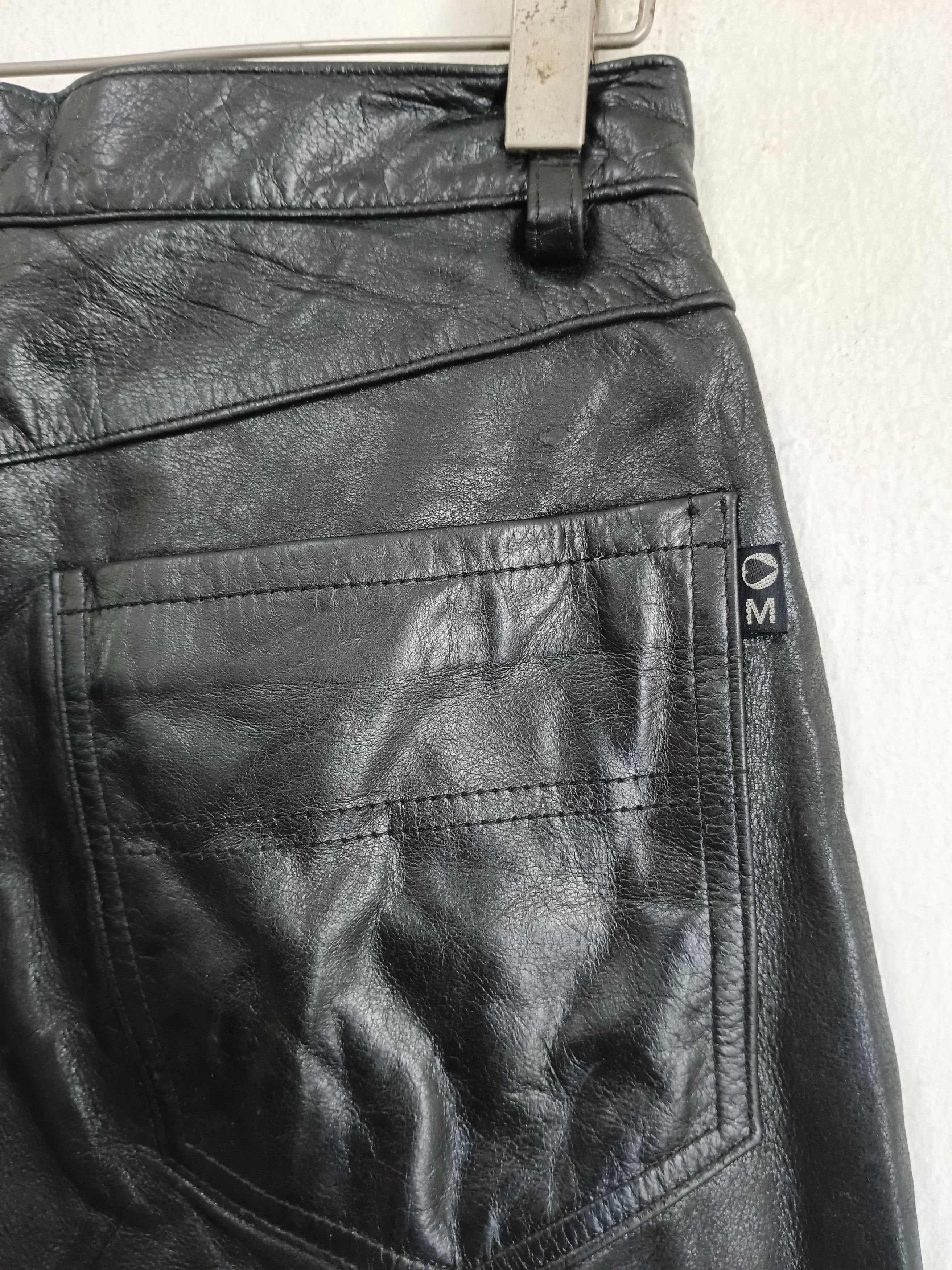 14th Addiction × KMRii × Le Grande Bleu (L.G.B.) Japanese Brand Morgan Homme cowhide leather pants Size US 28 / EU 44 - 7 Thumbnail