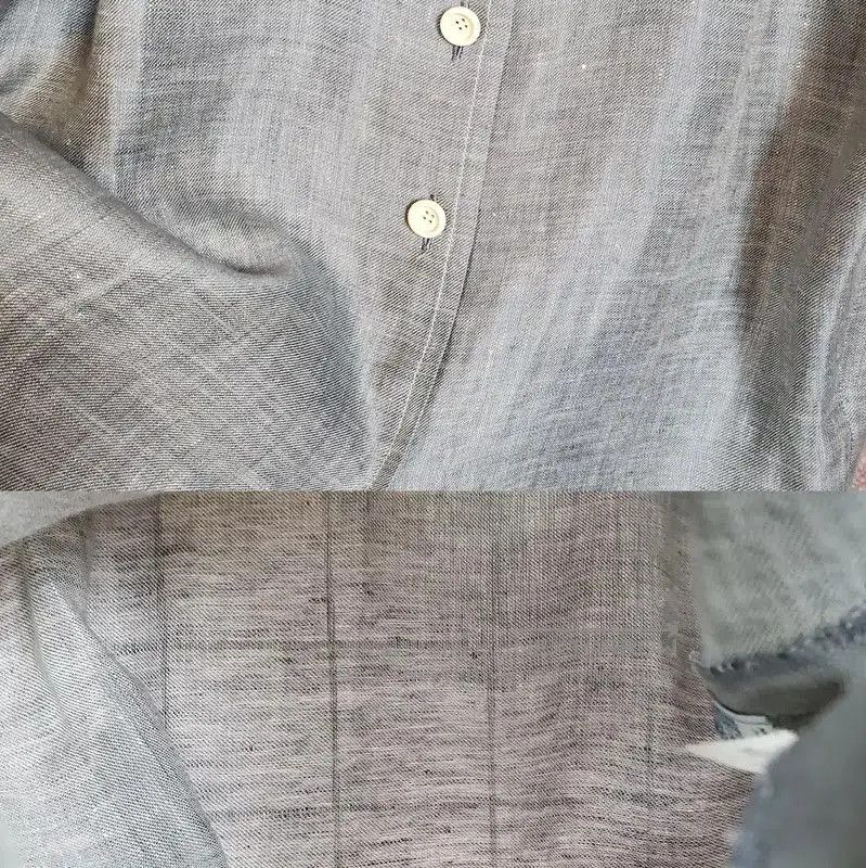 Givenchy Givenchy Gray Linen Short Sleeve Cardigan . Size M / US 6-8 / IT 42-44 - 5 Thumbnail