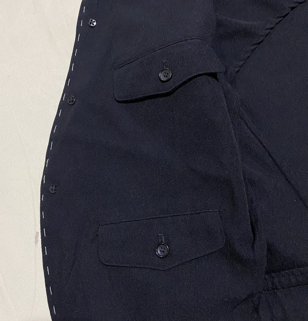 Yohji Yamamoto Y’s For Men Stitch Design Wool Tailored Blazers Size 42R - 4 Thumbnail