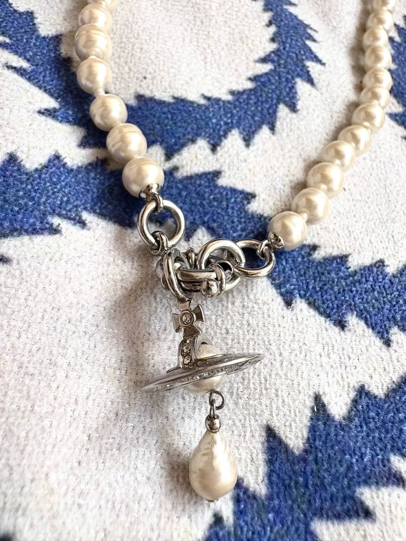 Vivienne Westwood Vivienne Westwood Baroque Pearl Necklace Size ONE SIZE - 8 Thumbnail