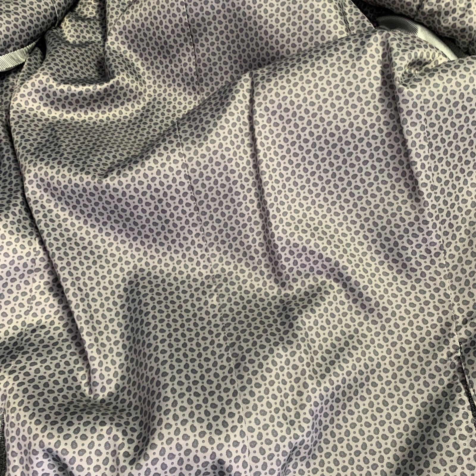 Joseph Abboud JOSEPH ABBOUD Size 40 Grey White Woven Wool Linen Sport Coat Size 40R - 6 Thumbnail