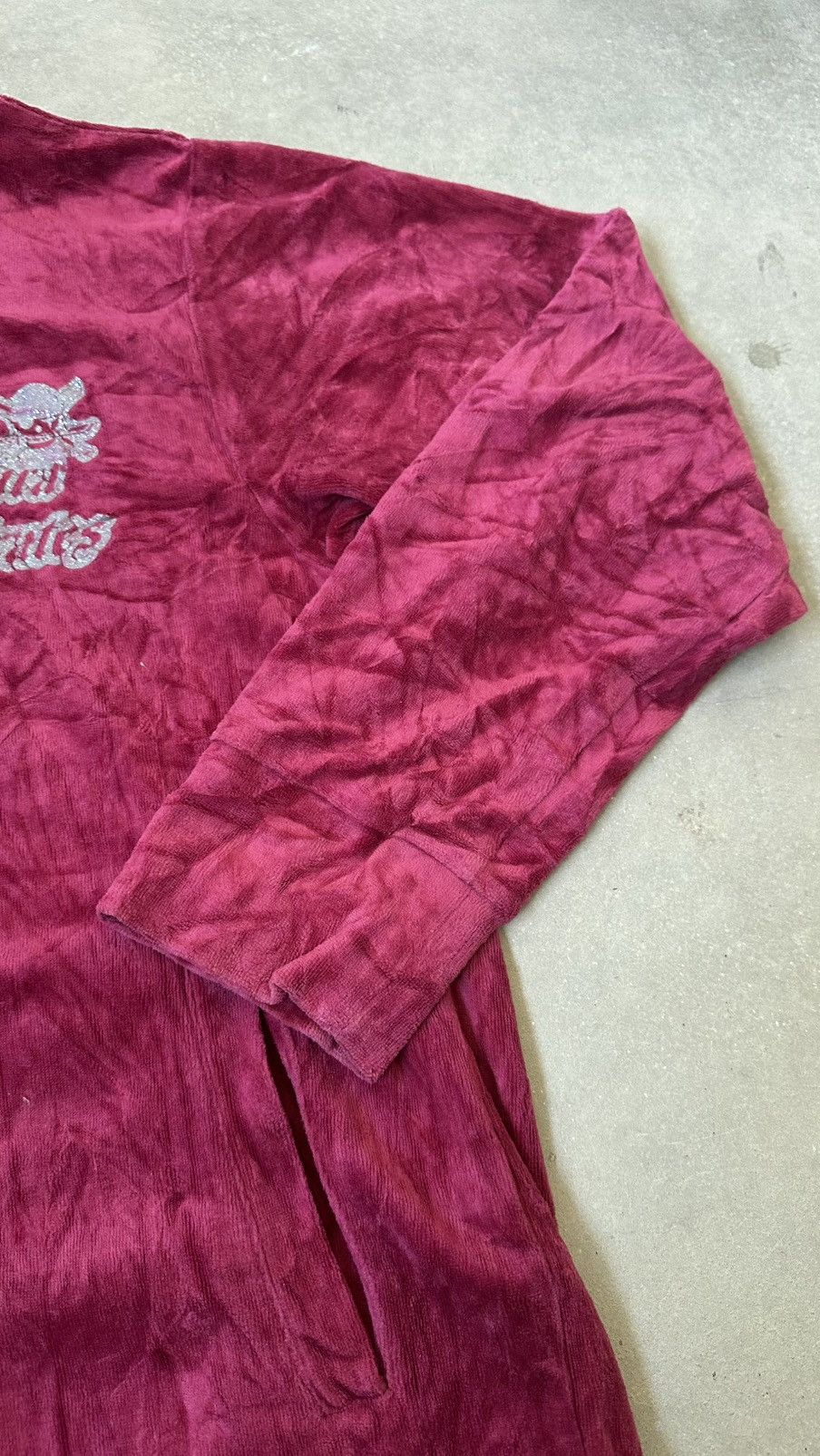 VINTAGE ONE PIECE FLEECE MIDZZIPPER HOODIE