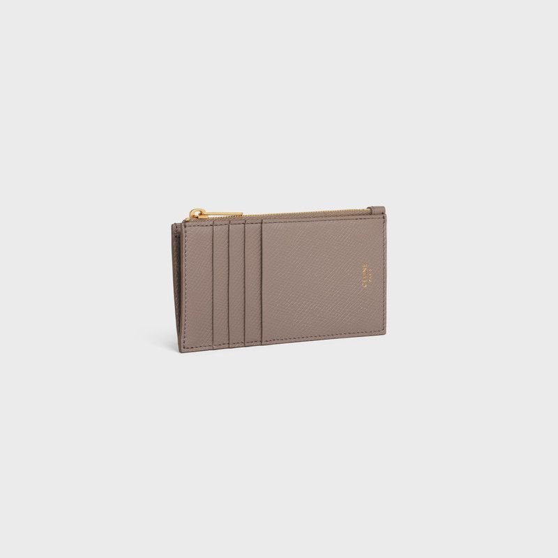 Celine o1w1db10426 Size: OS/Zipped Compact Card Holder in Grey Size ONE SIZE - 2 Thumbnail