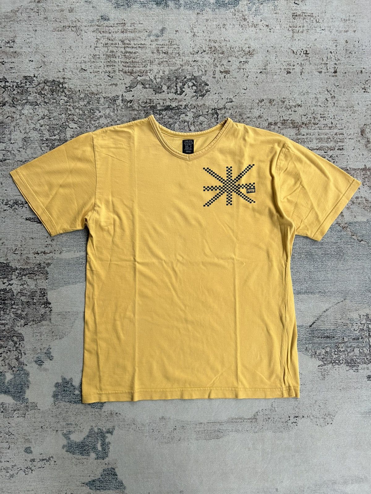 PPFM 2000s PPFM Yellow Tshirt Size US M / EU 48-50 / 2 - 1 Thumbnail