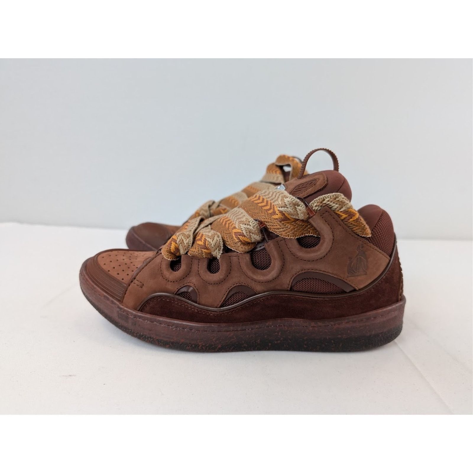 Lanvin o1rshd1 Curb Sneakers in Dark Brown Size US 8 / EU 41 - 10 Thumbnail