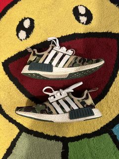 Adidas A Bathing Ape x NMD_R1 'Olive Camo' | Green | Men's Size 8