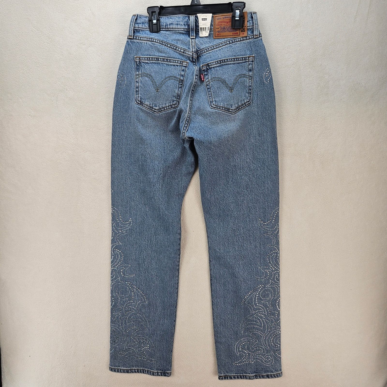 Levi's LEVI'S 501 X BEYONCE CURVE JEANS 26X30 WESTERN CRYSTAL NWT Size 26" / US 2 / IT 38 - 9 Thumbnail