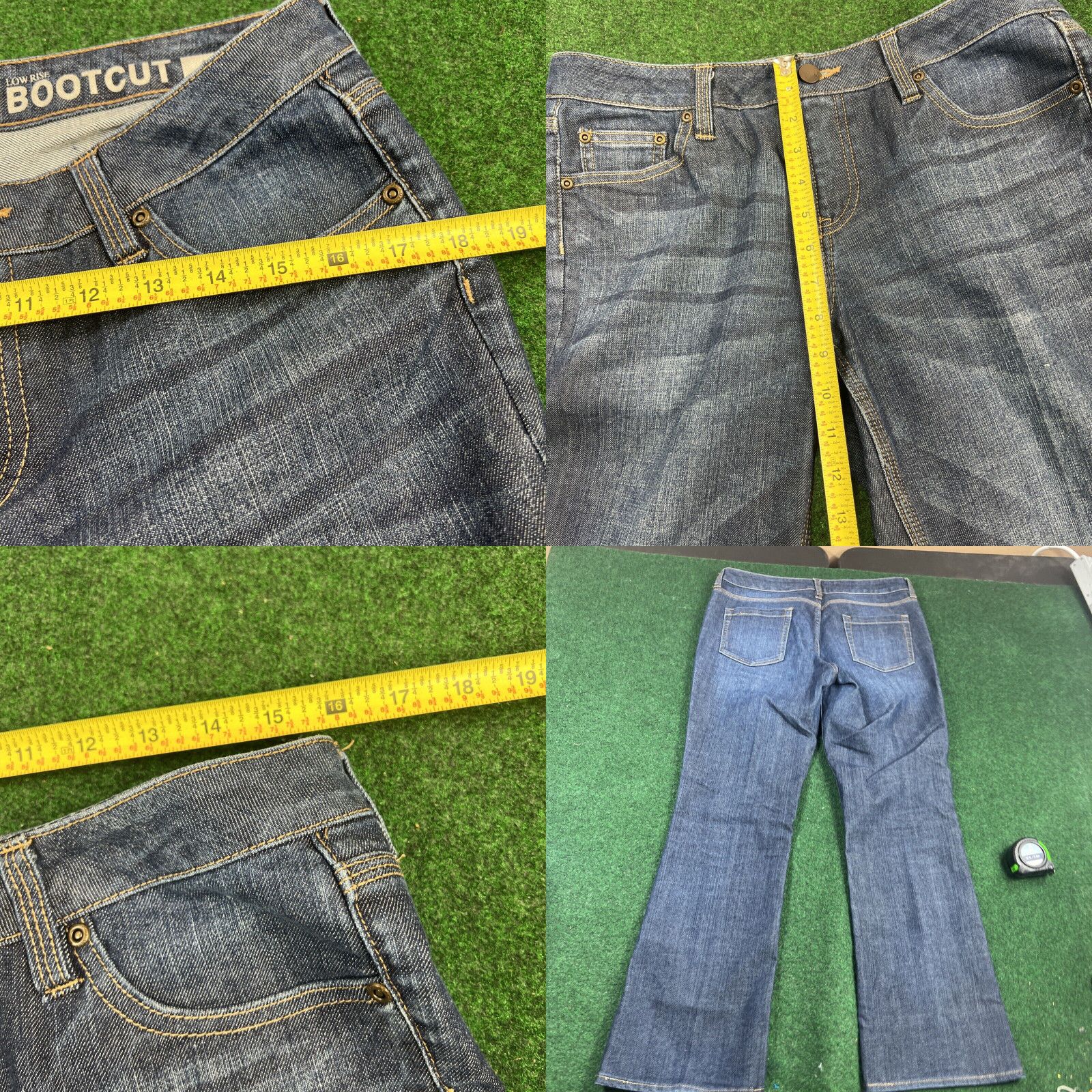 Vintage NY&C Low-rise Bootcut Curvy Jeans Womens Size 12 32x30 Flare Leg Med Wash Size 34" / US 12 / IT 48 - 8 Thumbnail