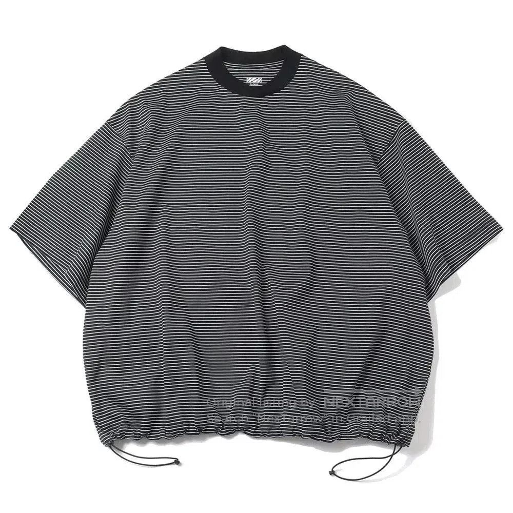 N.Hoolywood black striped balloon sleeve short t-shirt. Size US L / EU 52-54 / 3 - 1 Thumbnail