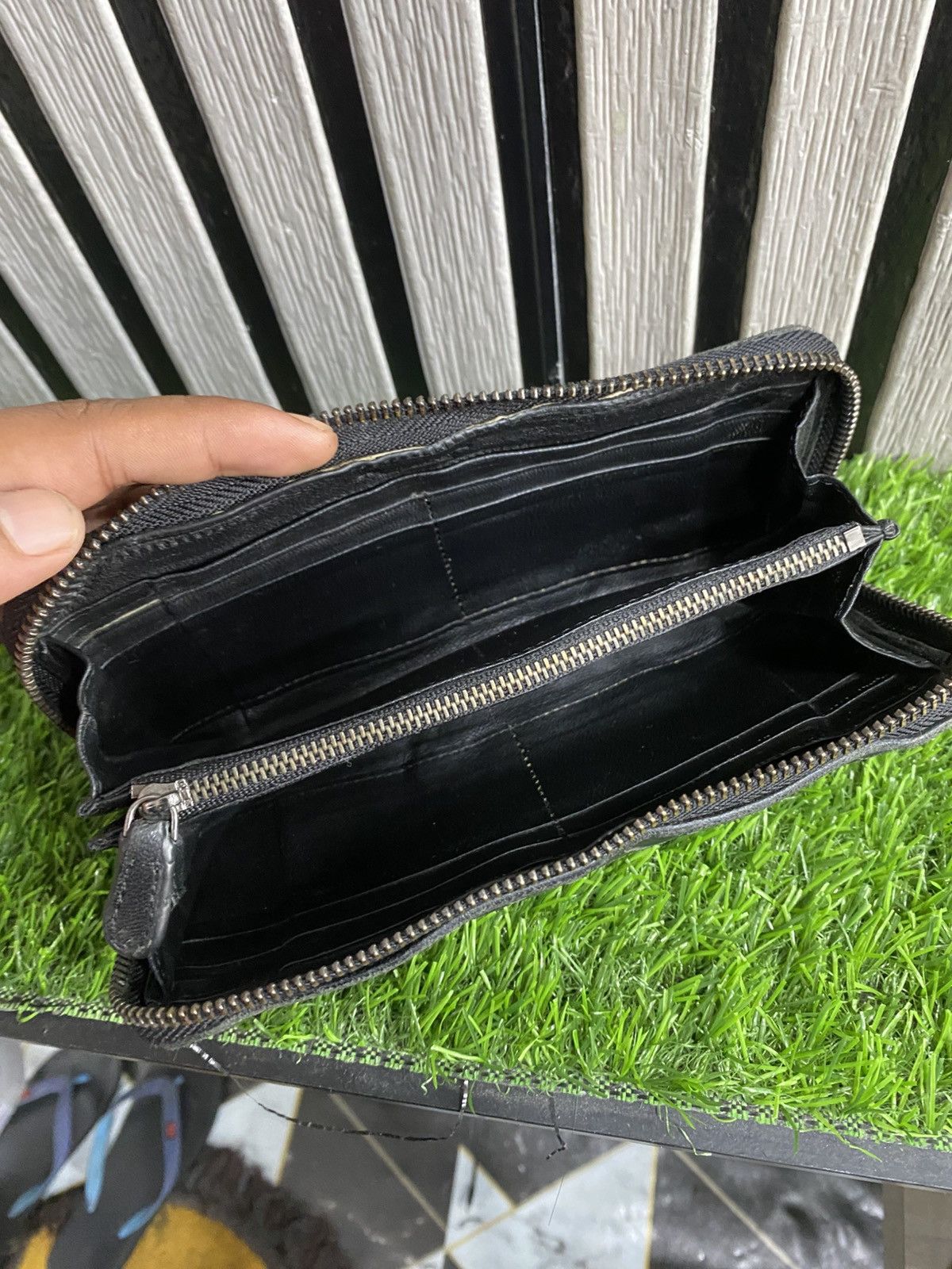 Bottega Veneta BOTTEGA VENETA Authentic leather Long wallet unisex Size ONE SIZE - 3 Thumbnail