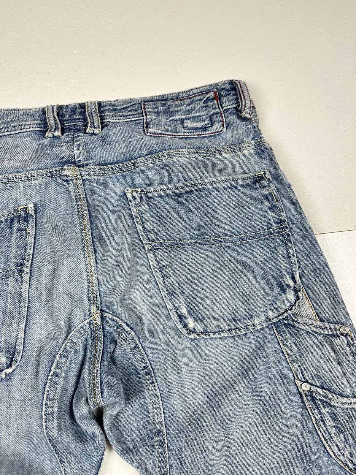 Diesel Vintage Diesel Braddo Carpenter Denim Pants Blue Size 30/34 Size US 30 / EU 46 - 6 Thumbnail