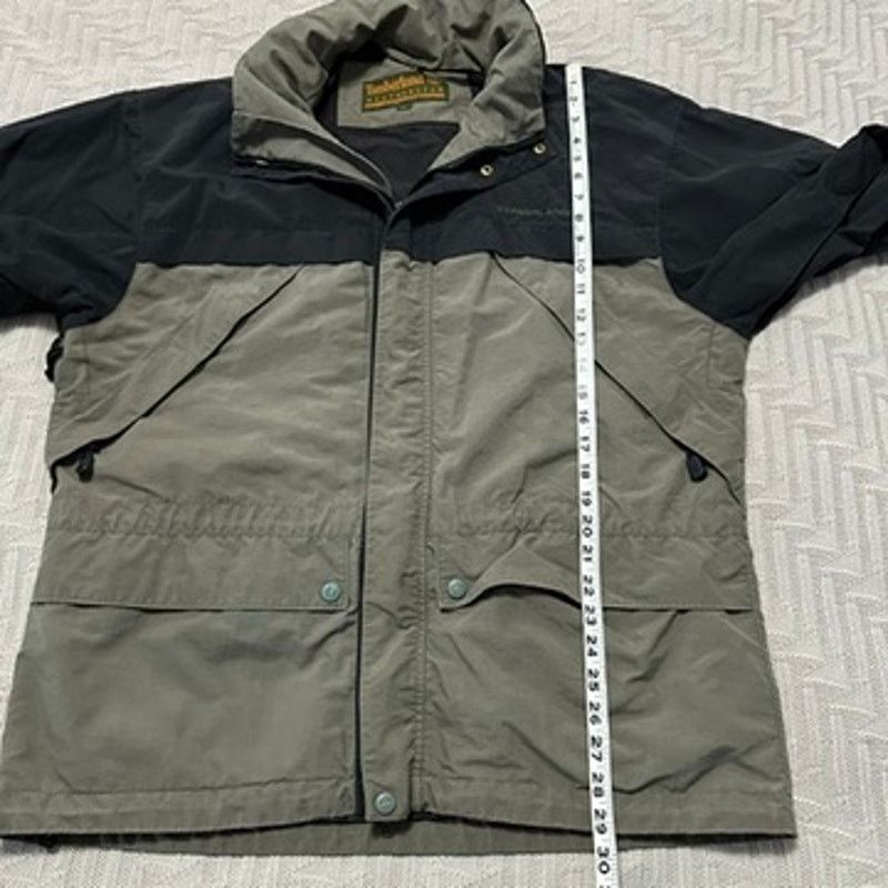Timberland Y2K Timberland tan and black waterproof rain jacket size L Size US L / EU 52-54 / 3 - 9 Thumbnail
