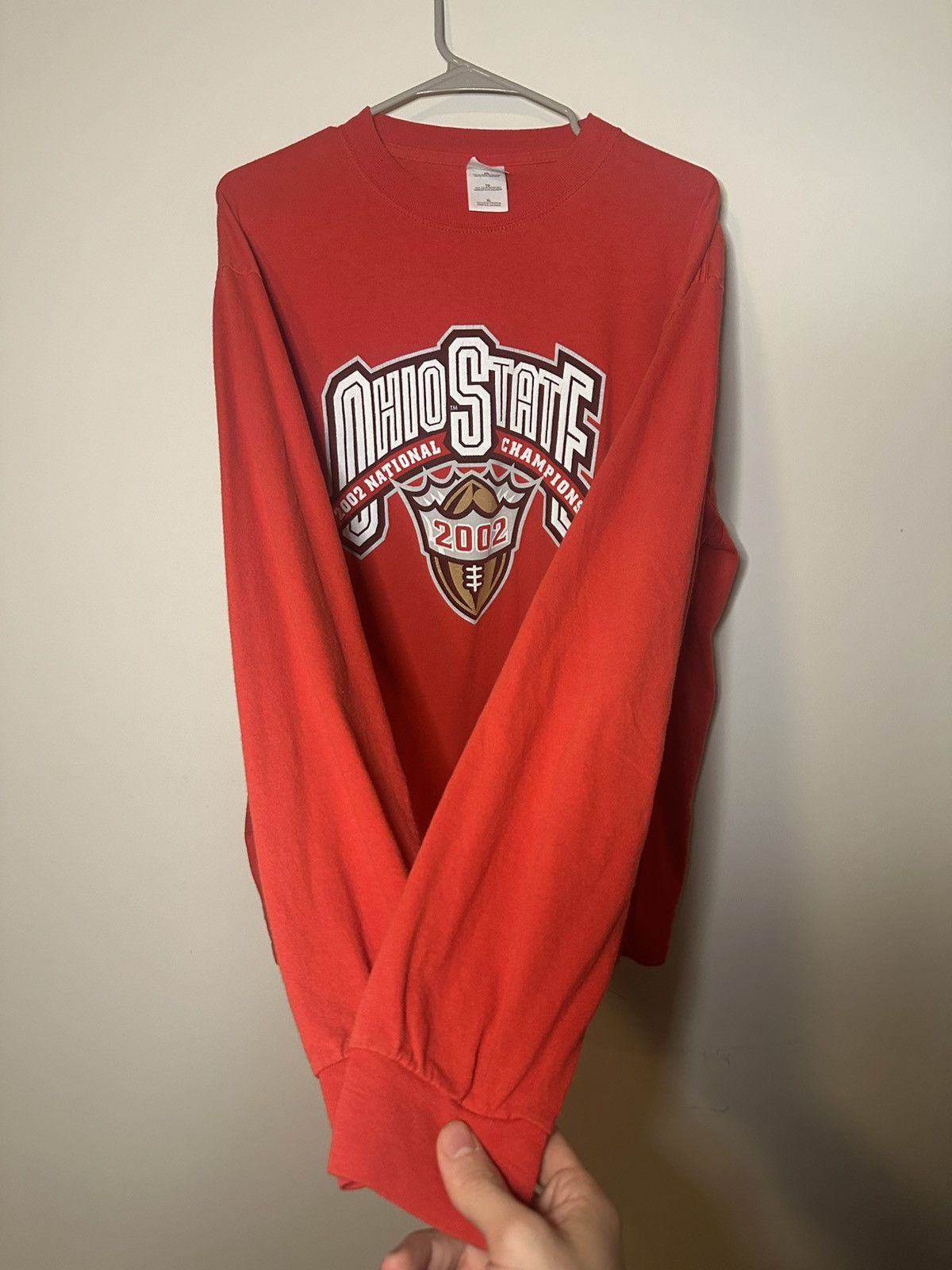 Gildan Ohio State 2002 National Champions Long Sleeve Shirt Size US L / EU 52-54 / 3 - 1 Thumbnail