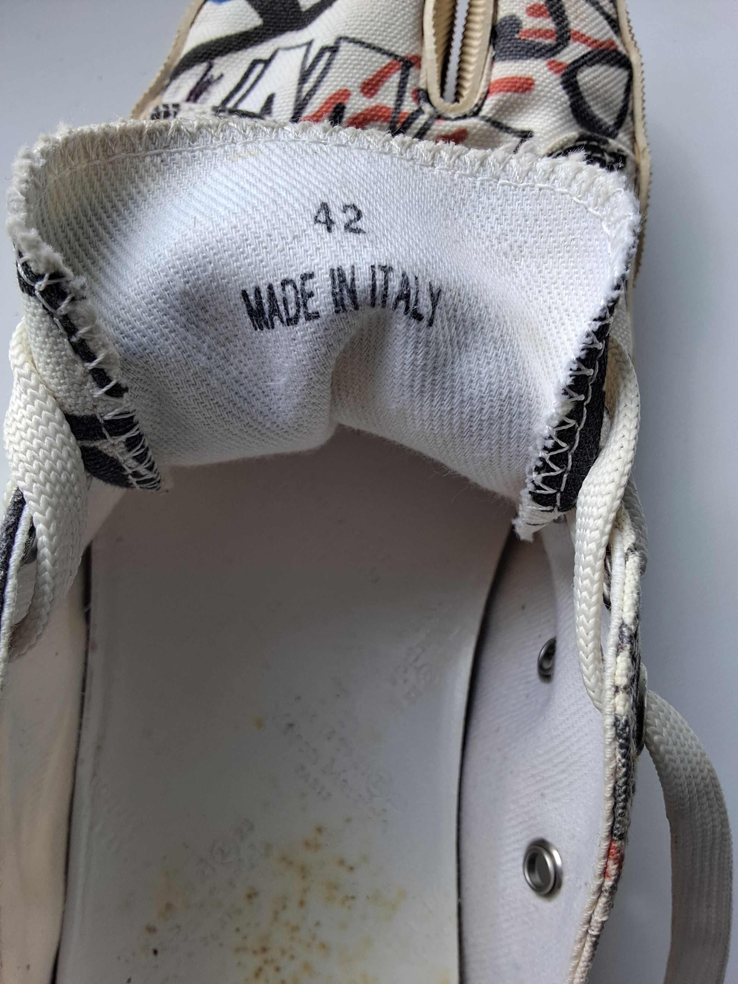Maison Margiela Maison MargielaLow Top Sneakers«Graffiti Print»Rare Archives Size US 9 / EU 42 - 11 Thumbnail