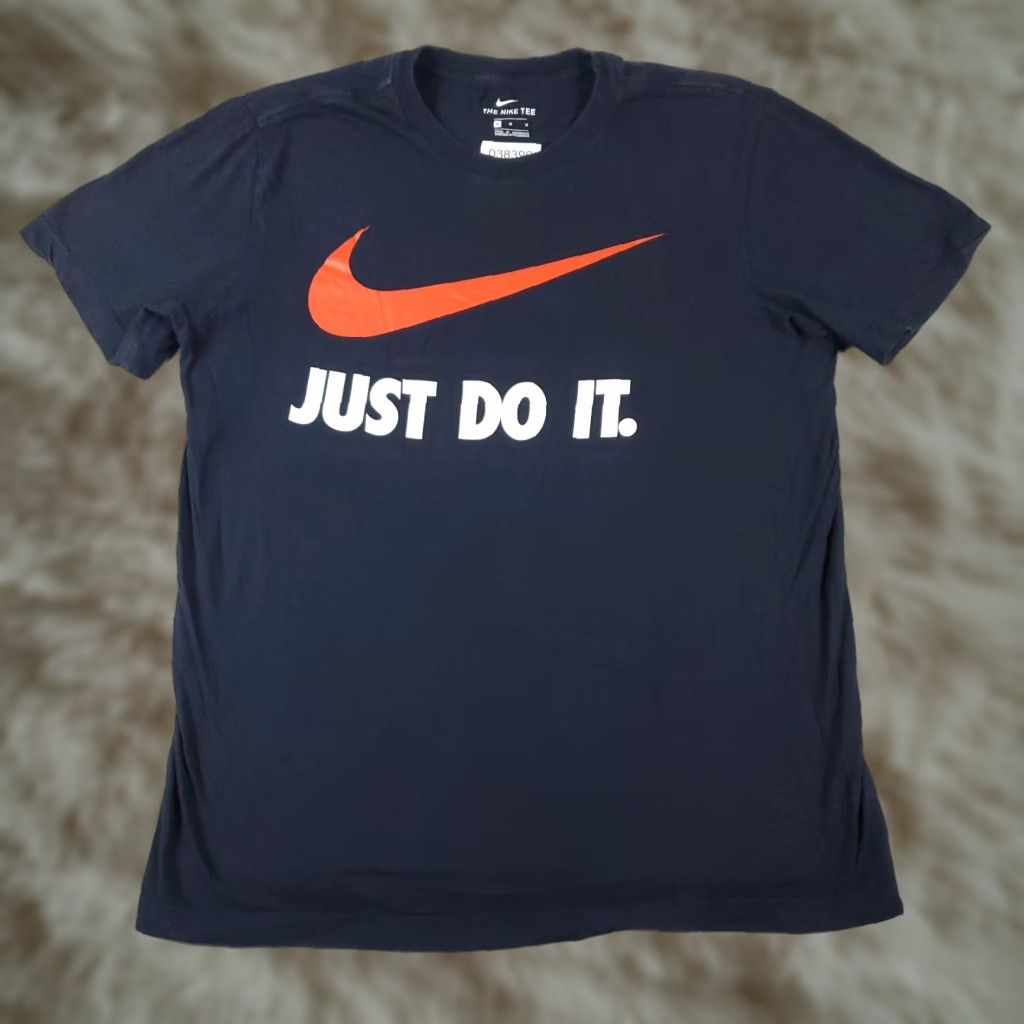 Nike Nike T Shirt Mens Size Medium Blue Swoosh Casual Short Sleeve Adult Size US M / EU 48-50 / 2 - 1 Thumbnail