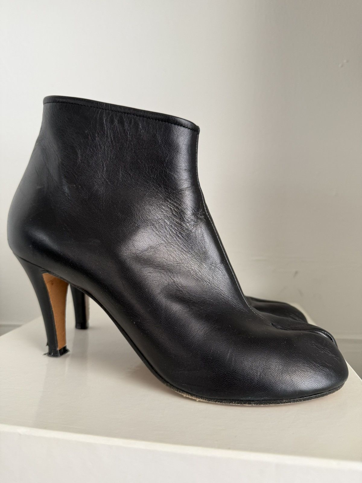 Maison Margiela Maison Margiela Leather Tabi Stilleto Pumps Size US 9.5 / IT 39.5 - 3 Thumbnail