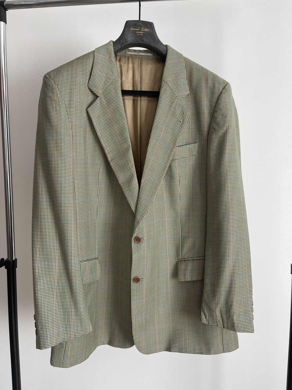 Hugo Boss 🔥Vintage Hugo Boss blazer classic jacket wool+cashmere Size 46R - 2 Thumbnail