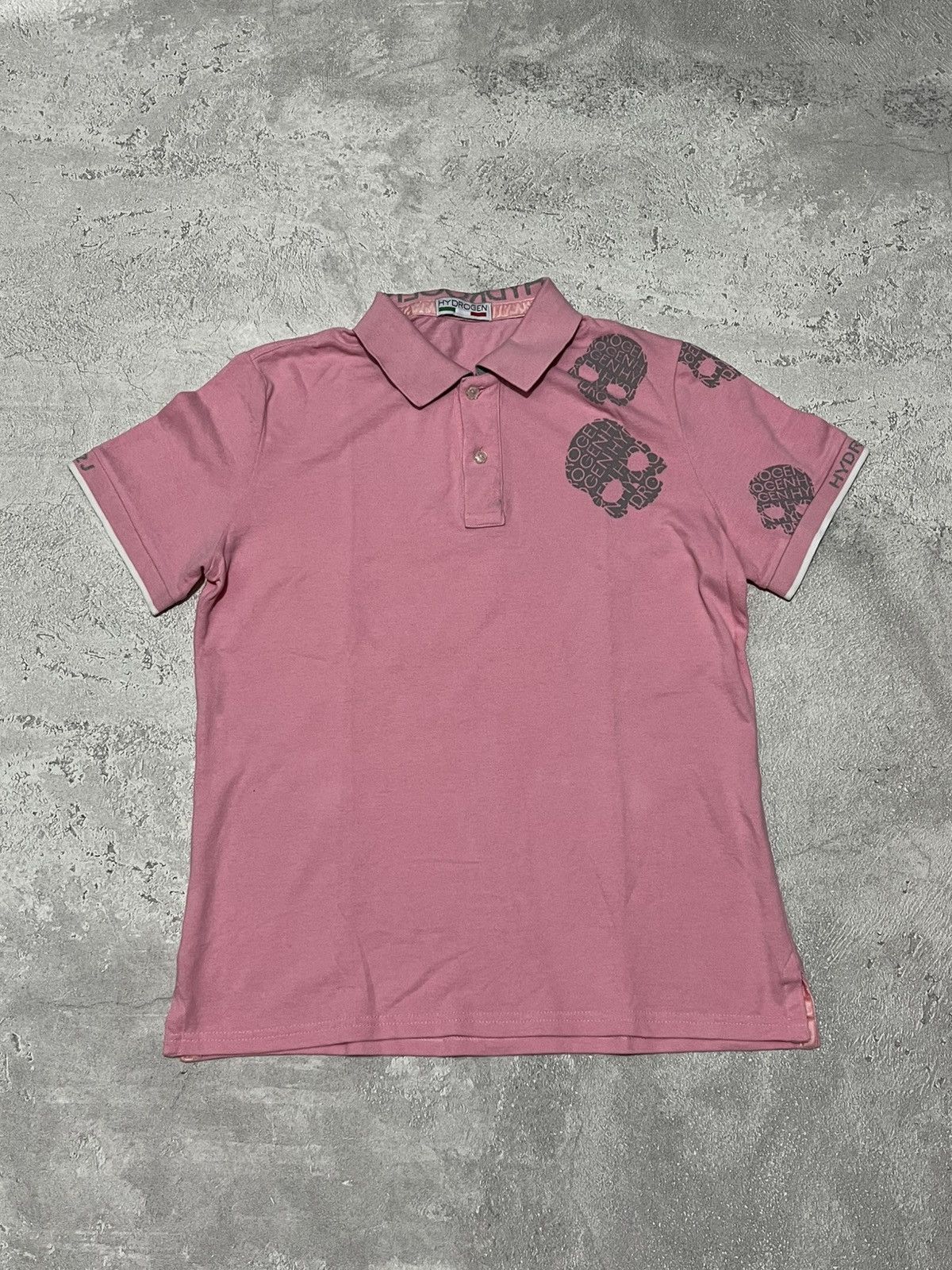 HYDROGEN × Japanese Brand Hydrogen Italy Skull Polo Size US XL / EU 56 / 4 - 1 Thumbnail