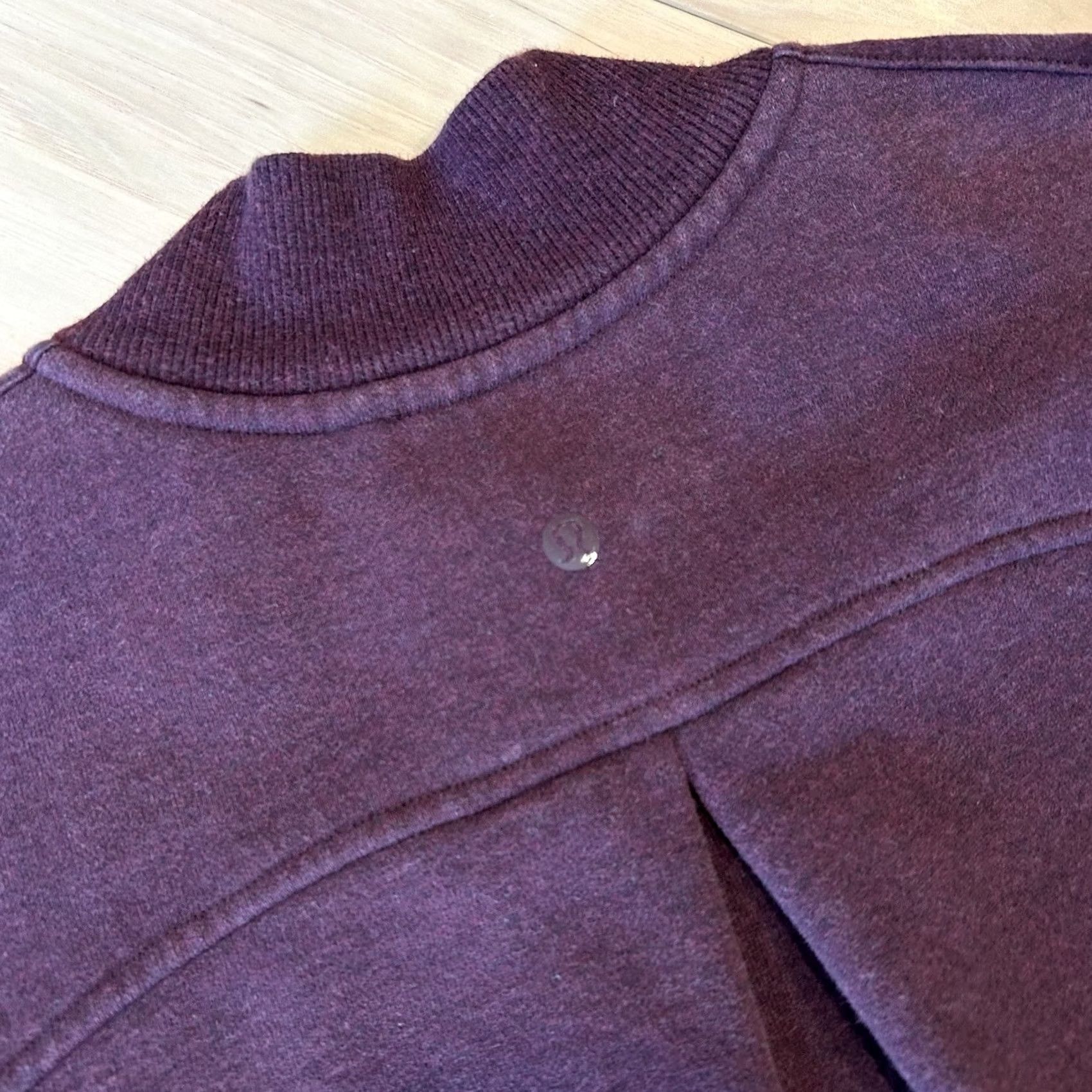 Lululemon Lululemon Pleat To Street Bomber Jacket Women’s 6 Burgundy Distressed Size M / US 6-8 / IT 42-44 - 6 Thumbnail