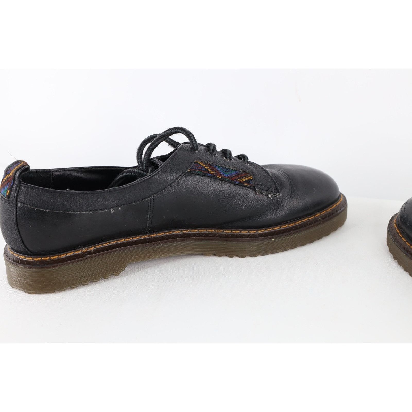 Vintage Vintage 90s Streetwear Chunky Leather Southwestern Shoes Size US 7.5 / IT 37.5 - 7 Thumbnail