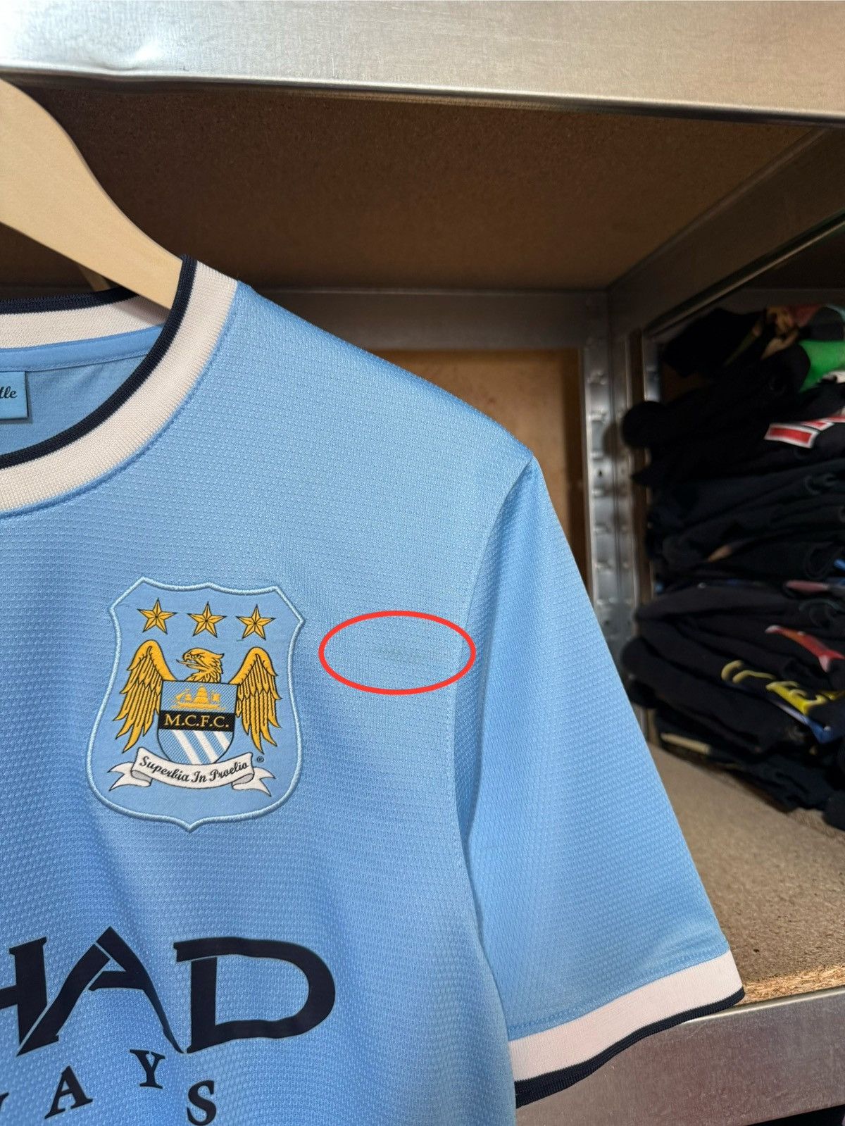 Nike × Vintage Nike Manchester City 2013 2014 Home Football Soccer Jersey Size US S / EU 44-46 / 1 - 11 Thumbnail