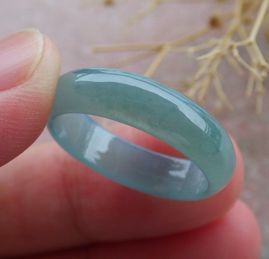 Other 108596 VS Certified ICY Jadeite Jade RING Circle NO 8 Size ONE SIZE - 2 Thumbnail
