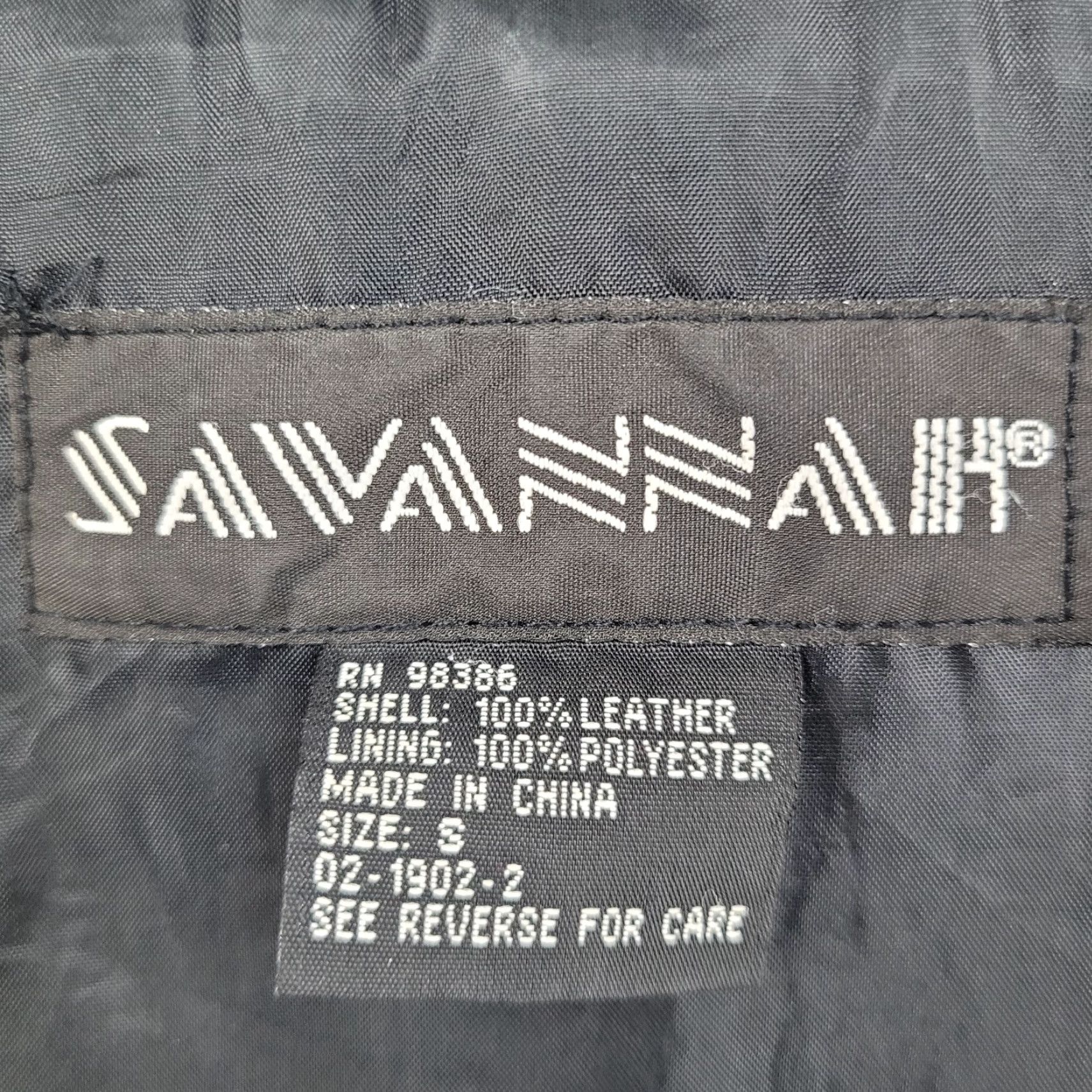 Vintage Savannah Black Genuine Leather Buttoned Pockets Lined Jacket Size Small S Size S / US 4 / IT 40 - 3 Thumbnail