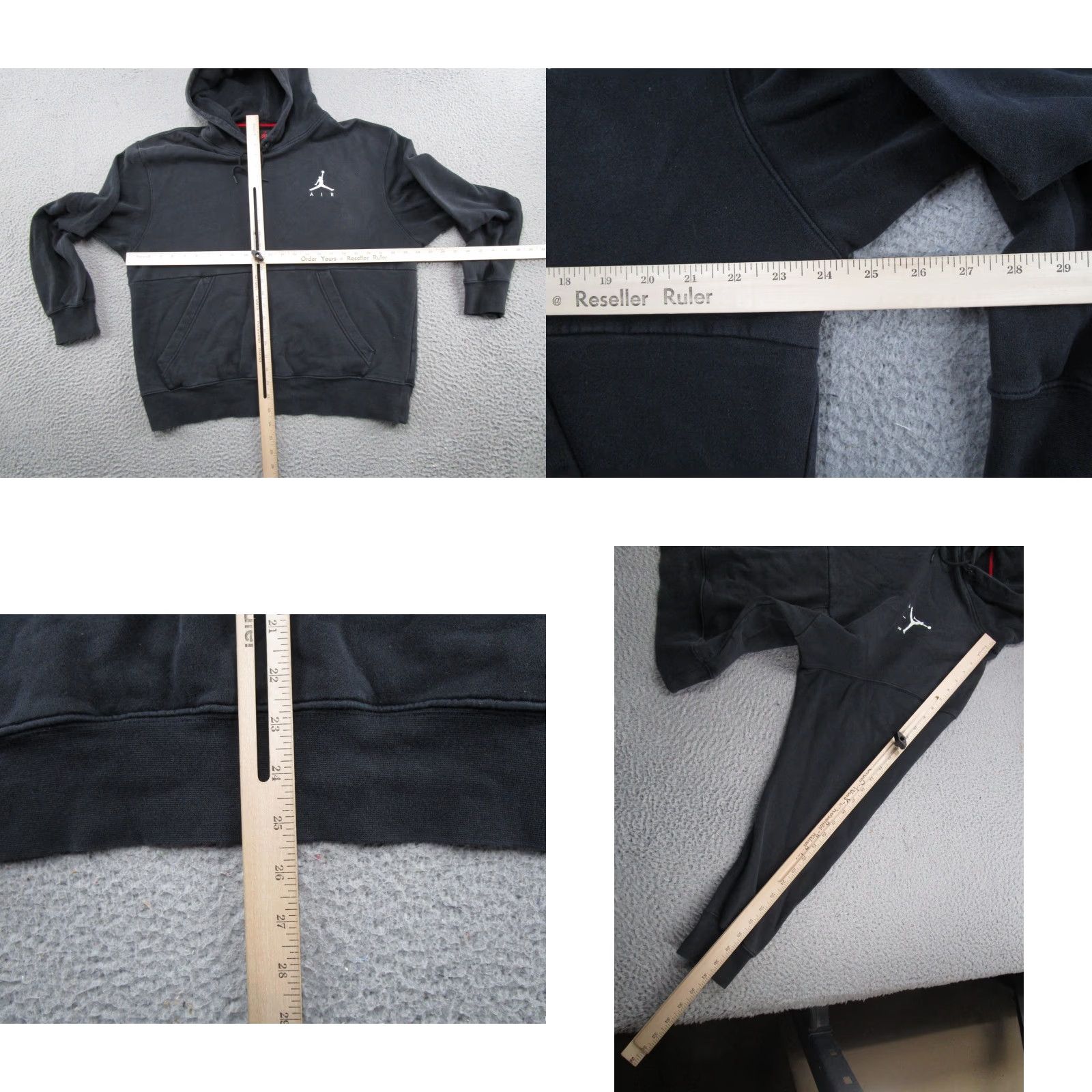Nike Nike Hooded Sweatshirt Mens CK6684 SZ L Jumpman Basketball Michael Jordan Geometric Black Crew Neck Fleece Cotton Sweatshirt Pullover Size US L / EU 52-54 / 3 - 8 Thumbnail