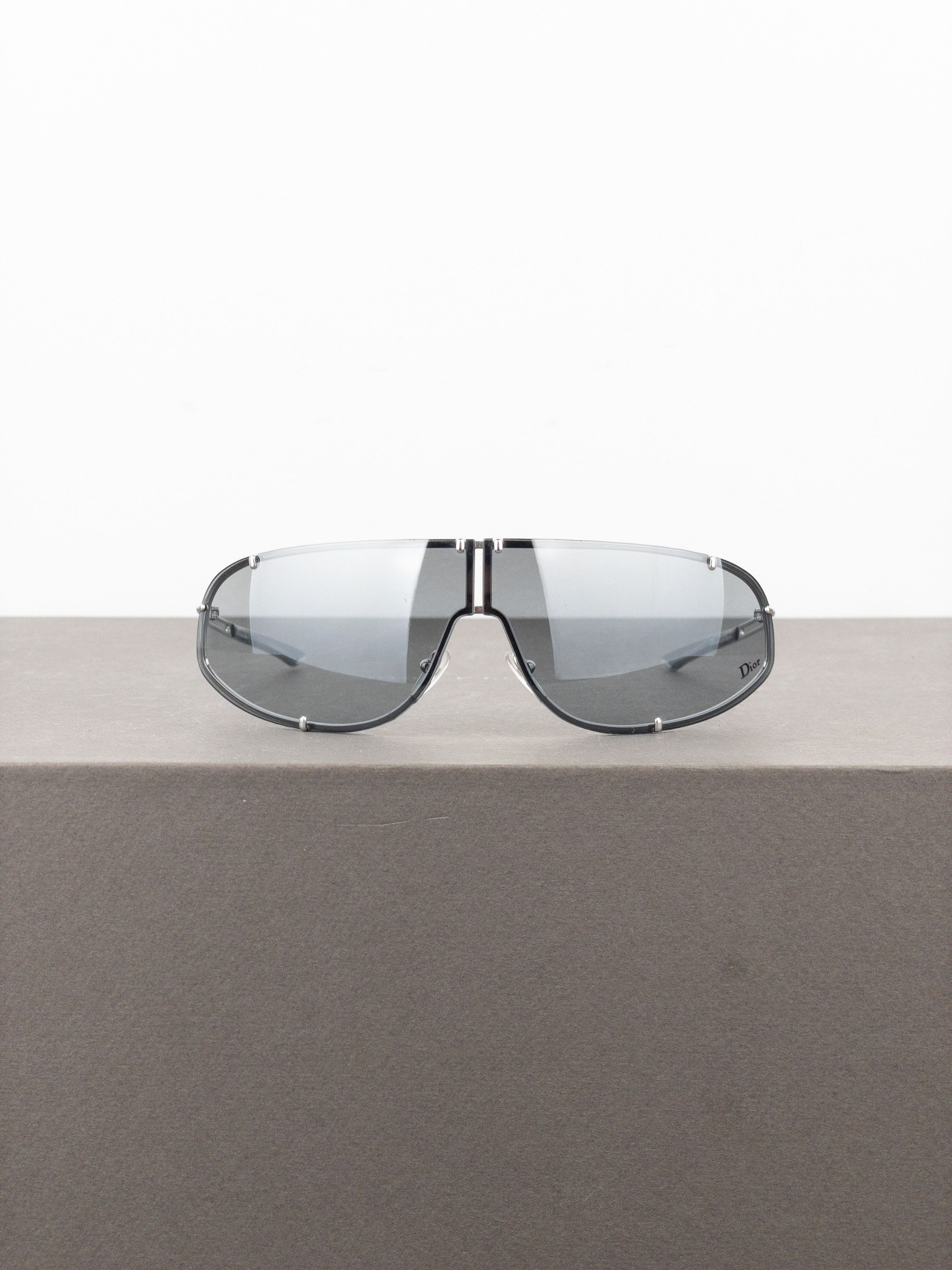 Dior Dior by Galliano AW00 ‘Cossack’ Wrap Mask Shield Sunglasses Size ONE SIZE - 4 Thumbnail