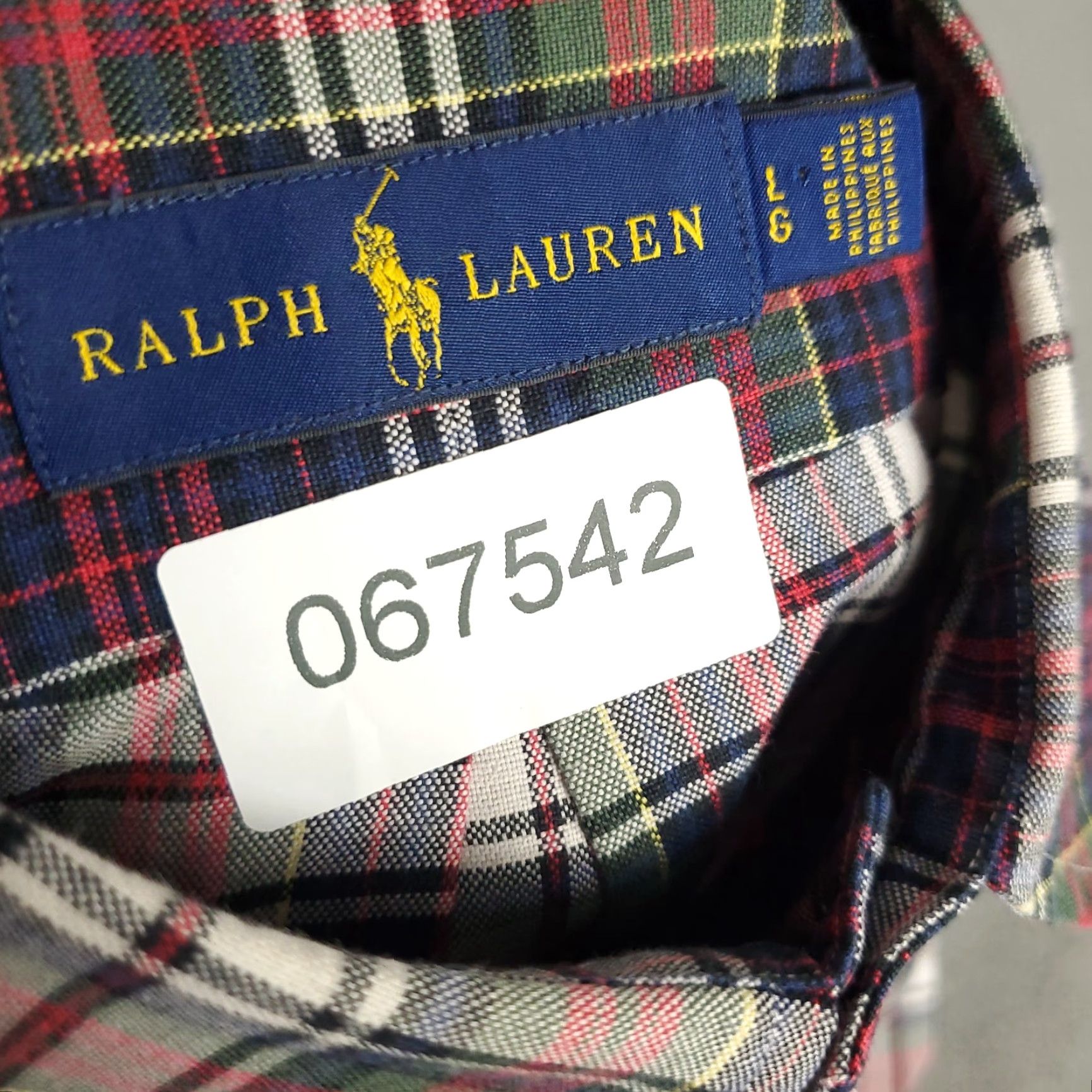 Ralph Lauren Ralph Lauren Shirt Mens Large Red Plaid Button-Up Long Sleeve Casual Classic Preppy American Size US L / EU 52-54 / 3 - 7 Thumbnail