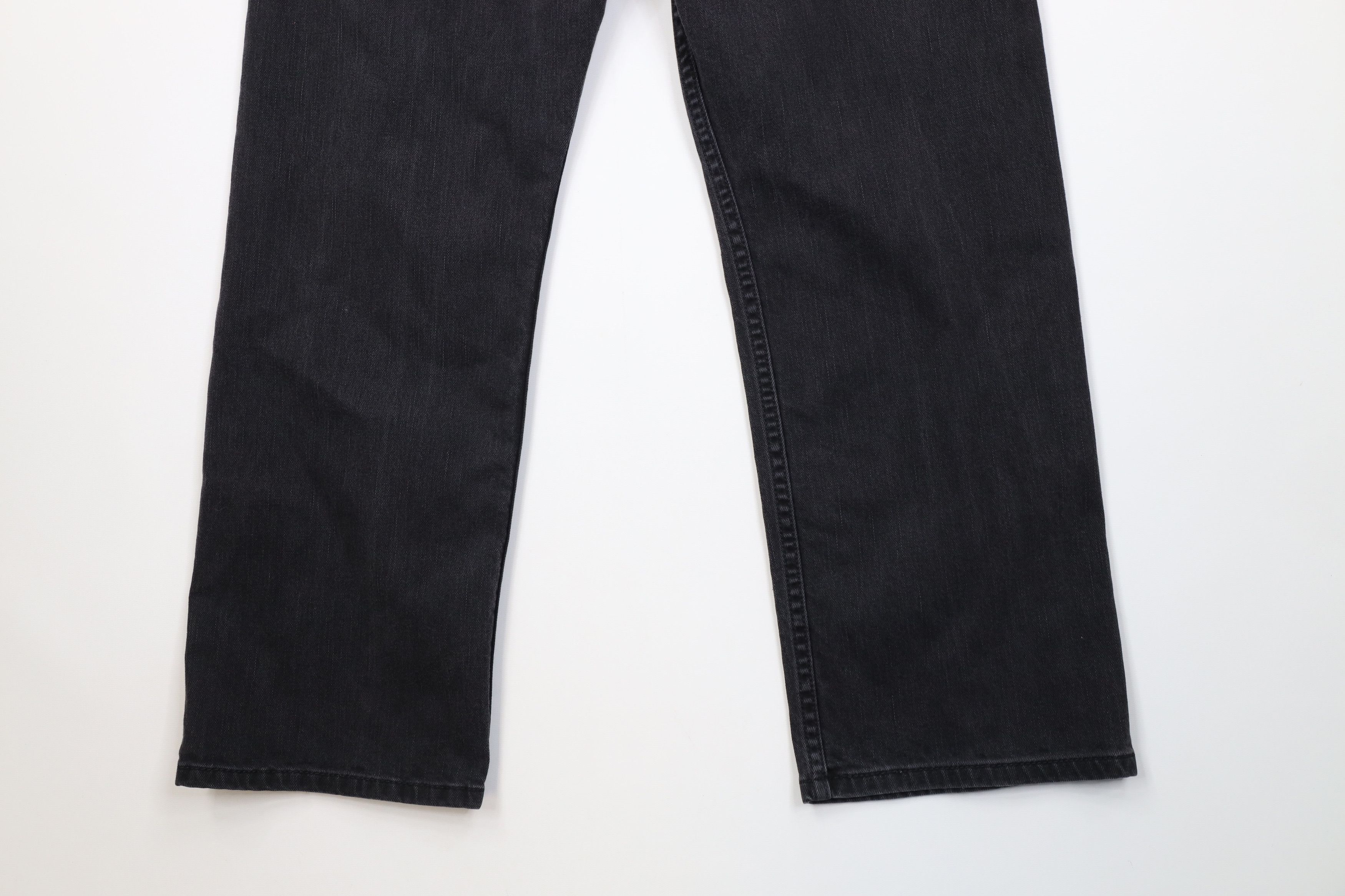 Levi's Vintage Y2K Levis 569 Straight Wide Leg Denim Jeans Black Size US 34 / EU 50 - 12 Thumbnail