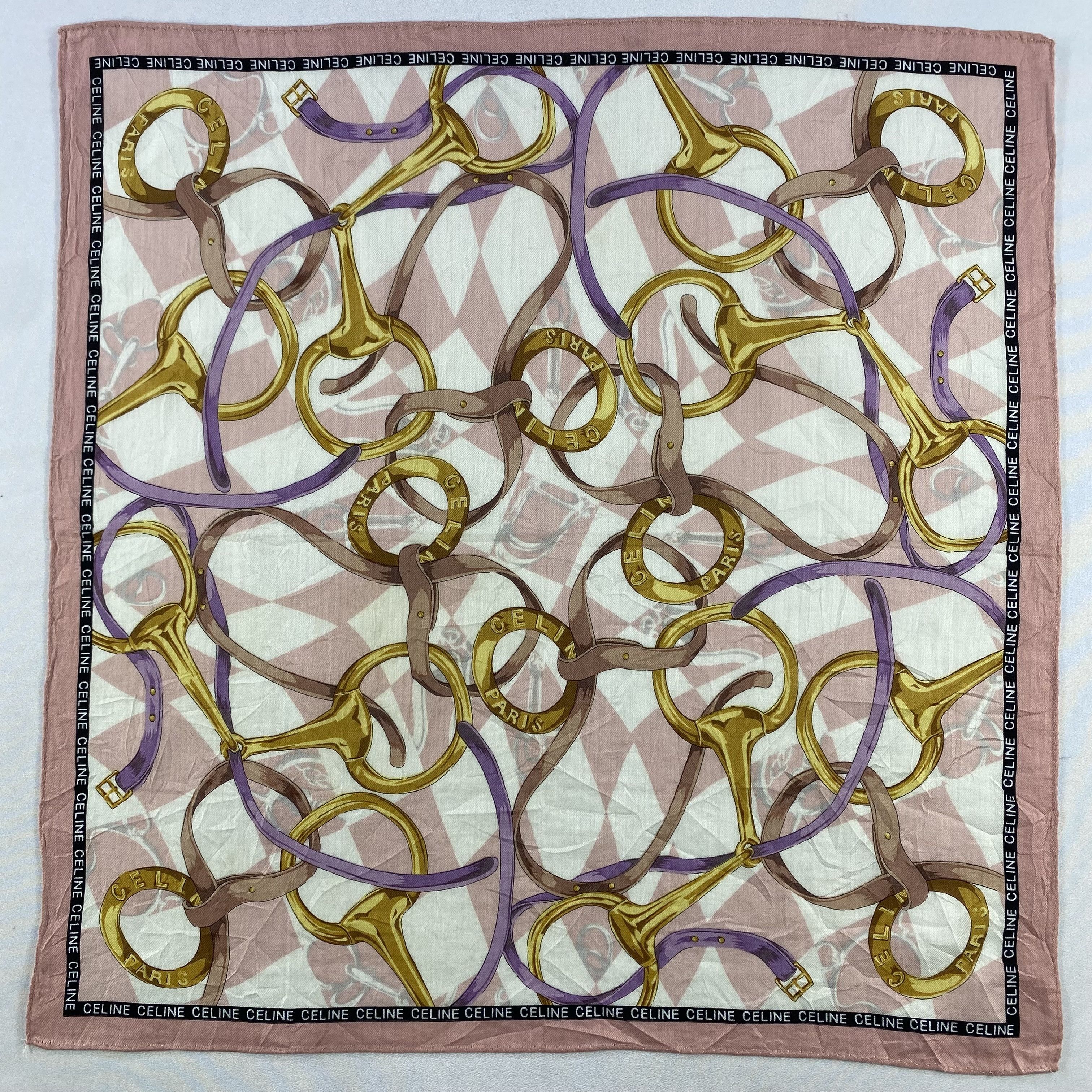 Celine × Vintage Celine Bandana/ Handkerchief / Neckerchief Size ONE SIZE - 1 Thumbnail